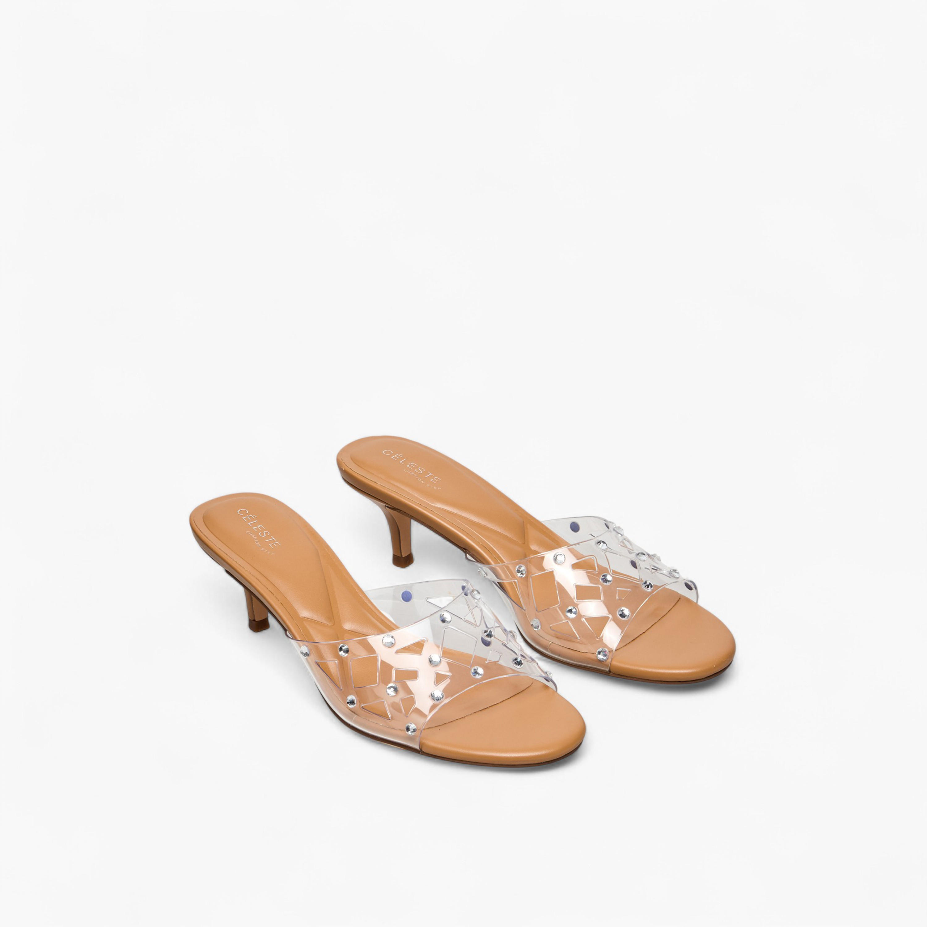 Celeste Women Studded Kitten Heel Sandals-women-shoes-sandals-heeled-image-1