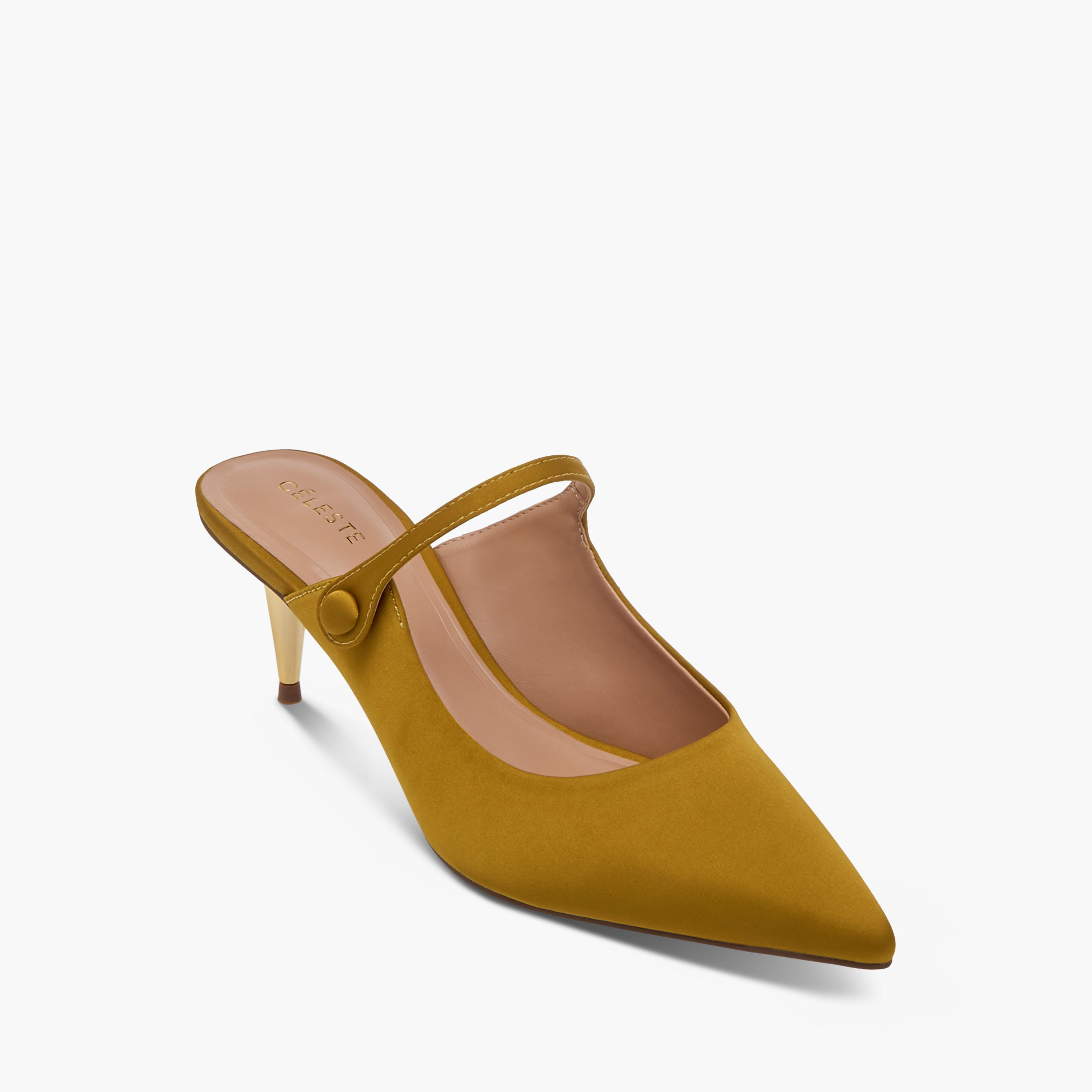حذاء سادة سهل الارتداء بمقدمة مدببة وكعب مخروطي للنساء من سيليست-women-shoes-heels-image-2