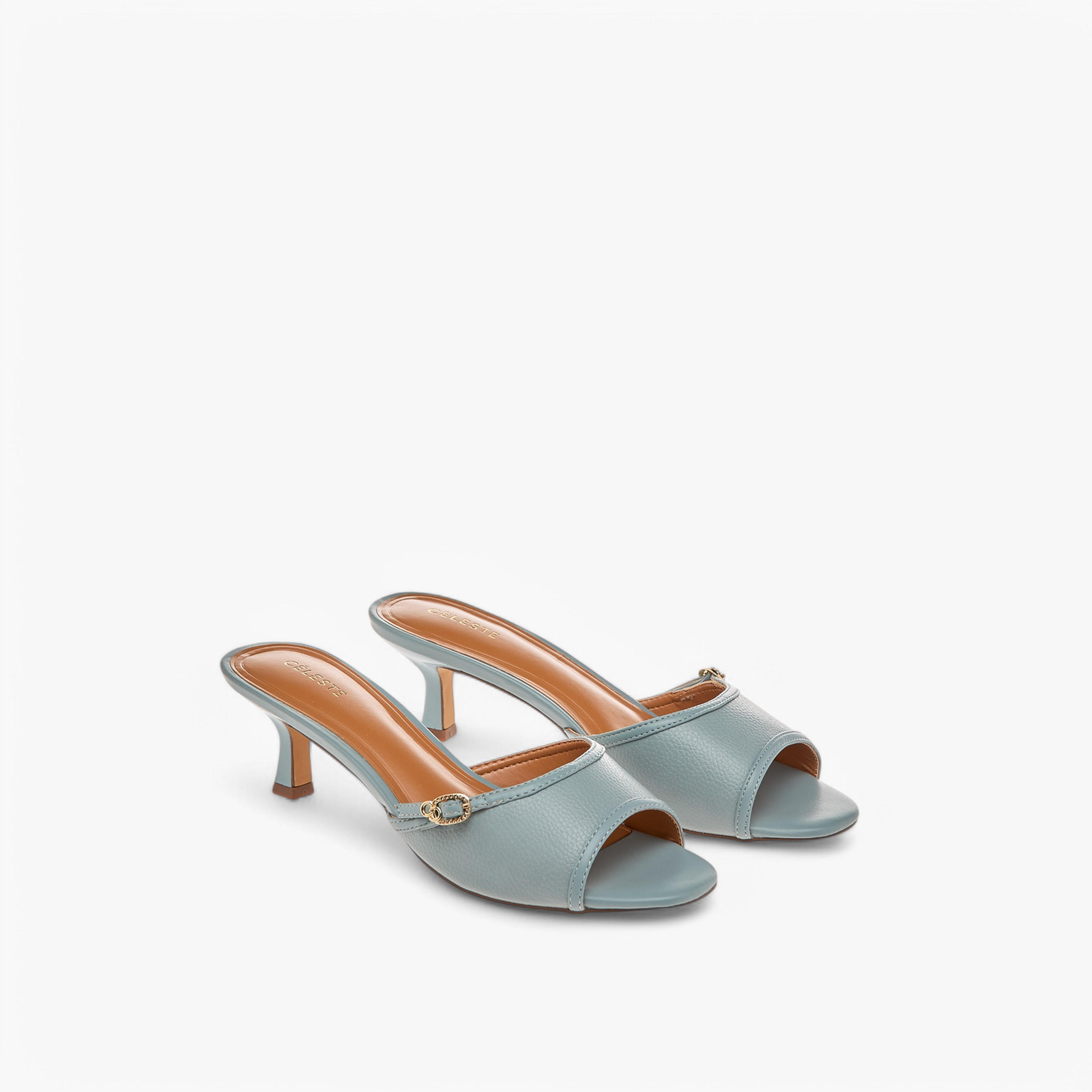 صندل مزيّن بغبزيم سهل الارتداء بكعب صغير للنساء من سيليست-women-shoes-sandals-heeled-image-1