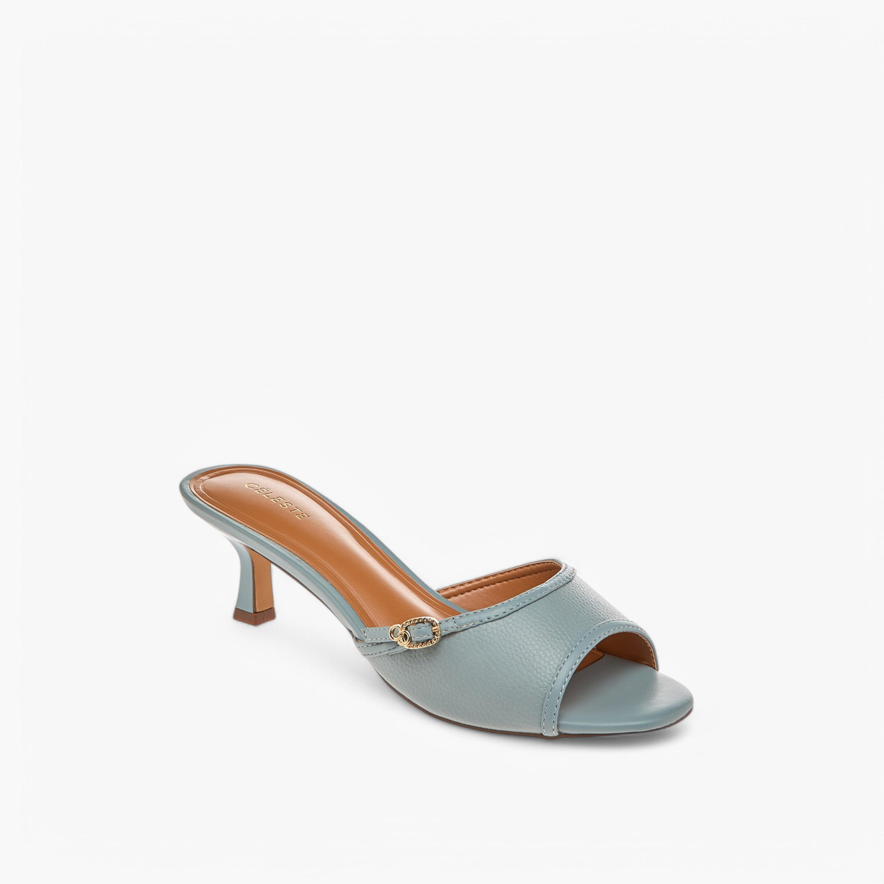 صندل مزيّن بغبزيم سهل الارتداء بكعب صغير للنساء من سيليست-women-shoes-sandals-heeled-image-2