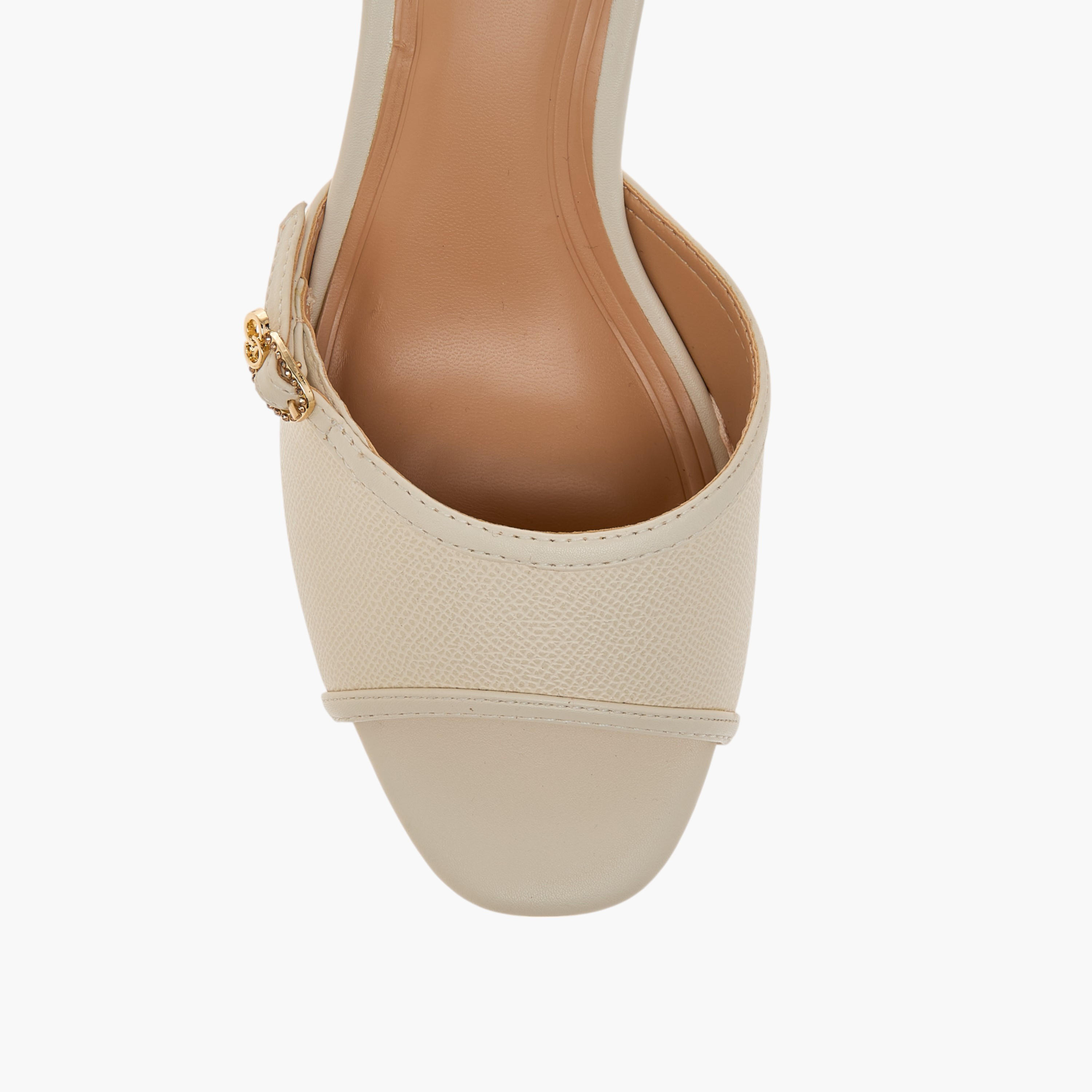 Celeste Women's Buckle Accent Slip-On Sandals with Kitten Heels-women-shoes-sandals-heeled-image-4