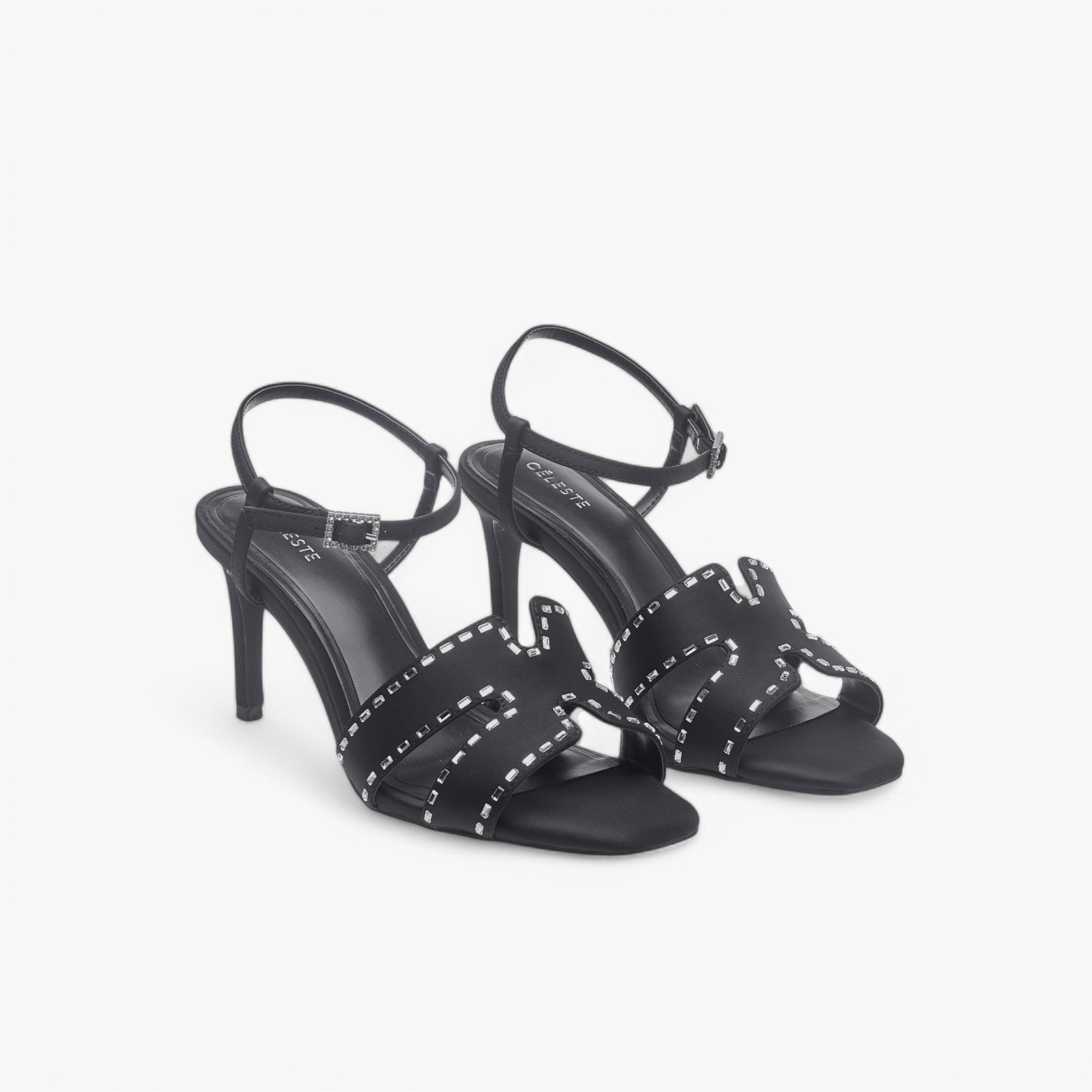 Celeste Women's Slingback Sandals with Buckle Closure and Stiletto Heels-women-shoes-sandals-heeled-image-1