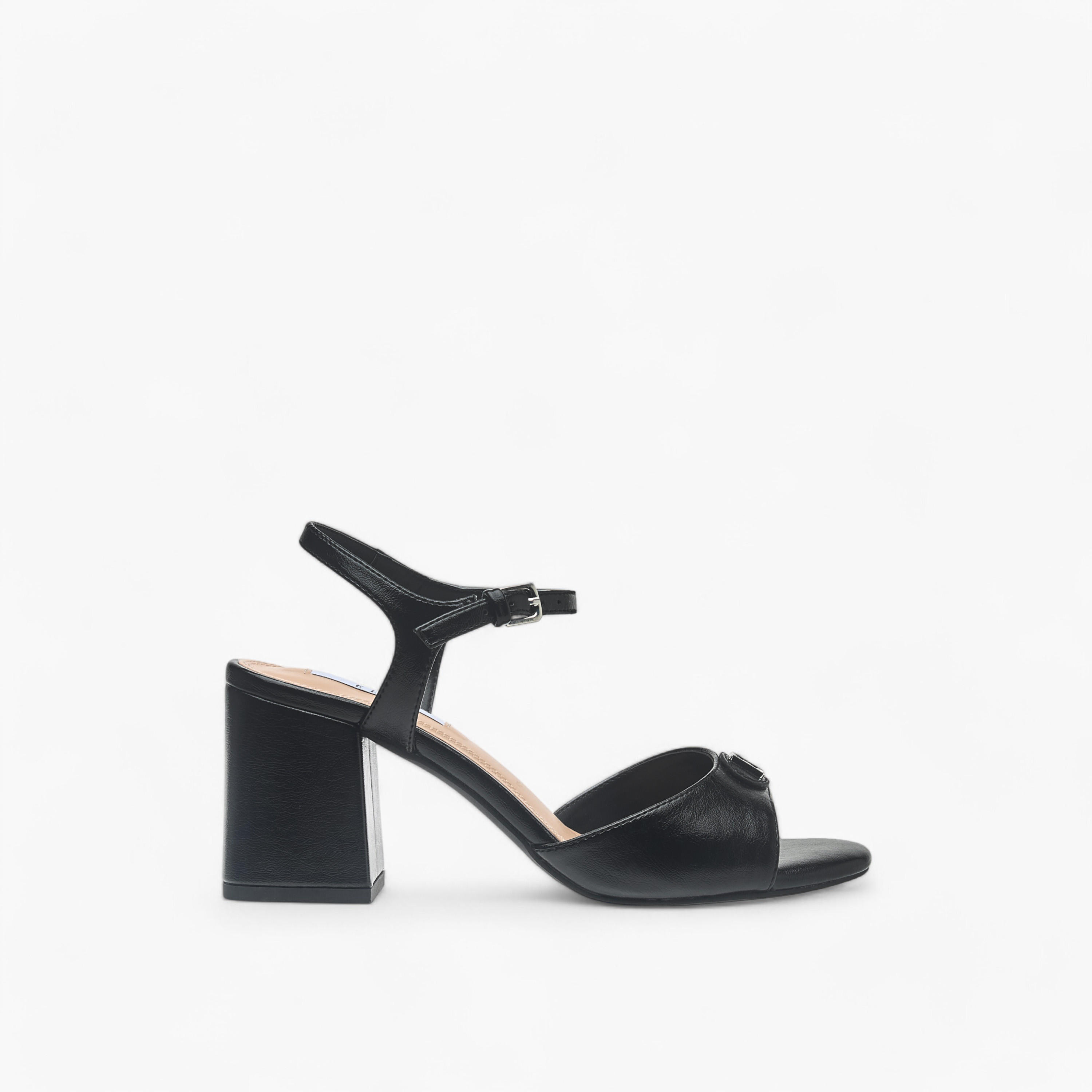 Elle Women's Logo Accent Sandals with Block Heels and Buckle Closure-women-shoes-sandals-heeled-image-3