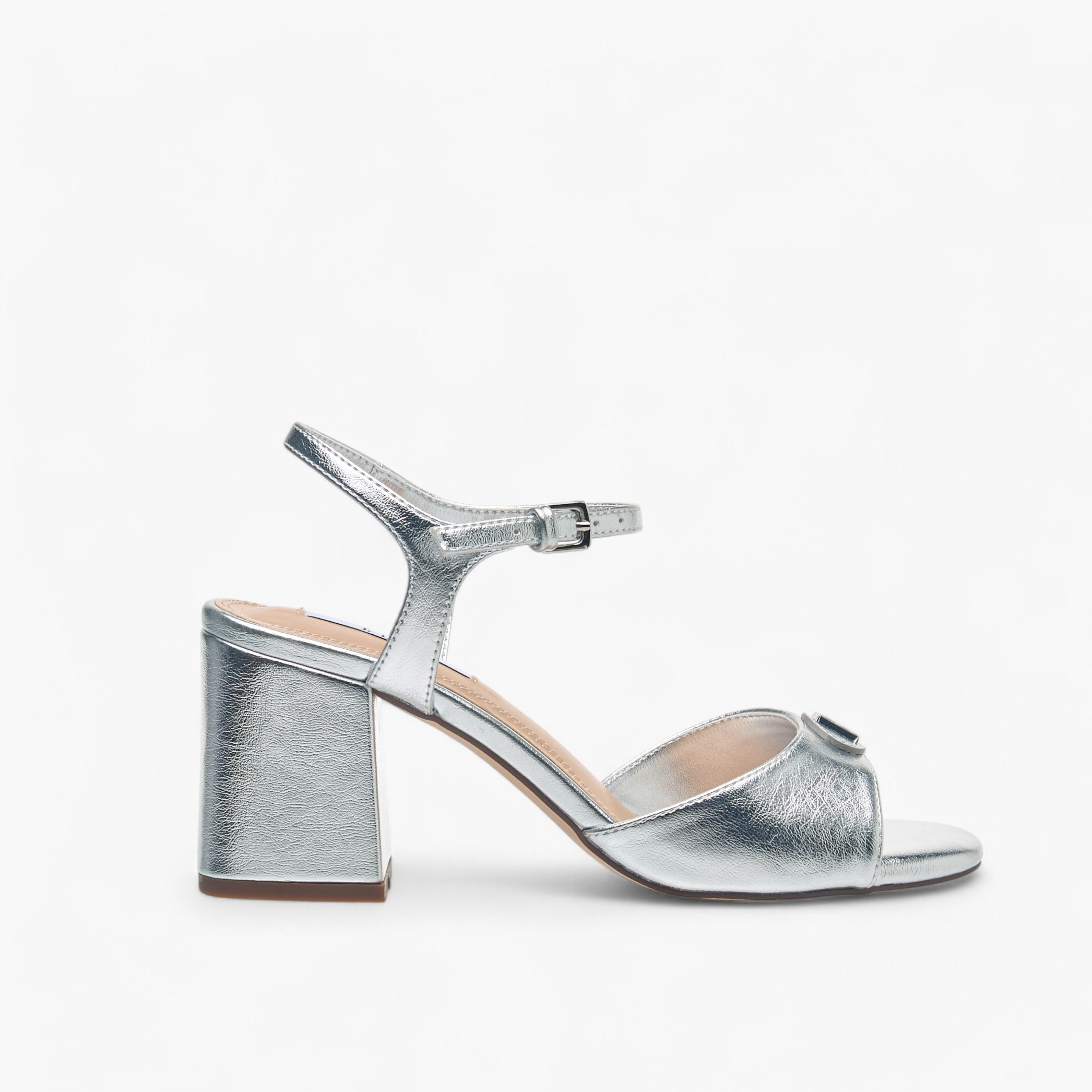 Elle Women's Logo Accent Sandals with Block Heels and Buckle Closure-women-shoes-sandals-heeled-image-3