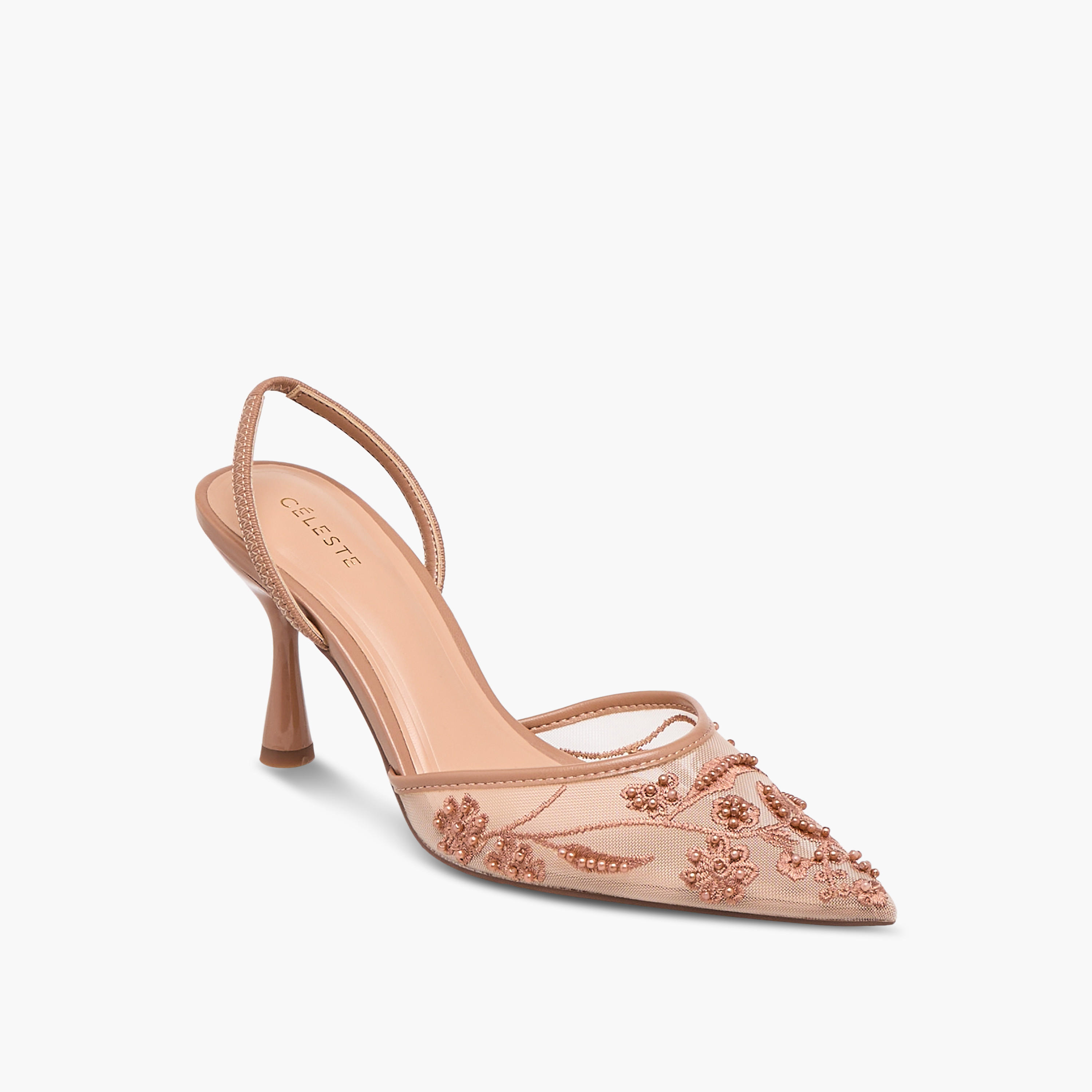 صندل بتزيينات زهرية وبحزام خلفي وكعب رفيع للنساء من سيليست-women-shoes-sandals-heeled-image-2