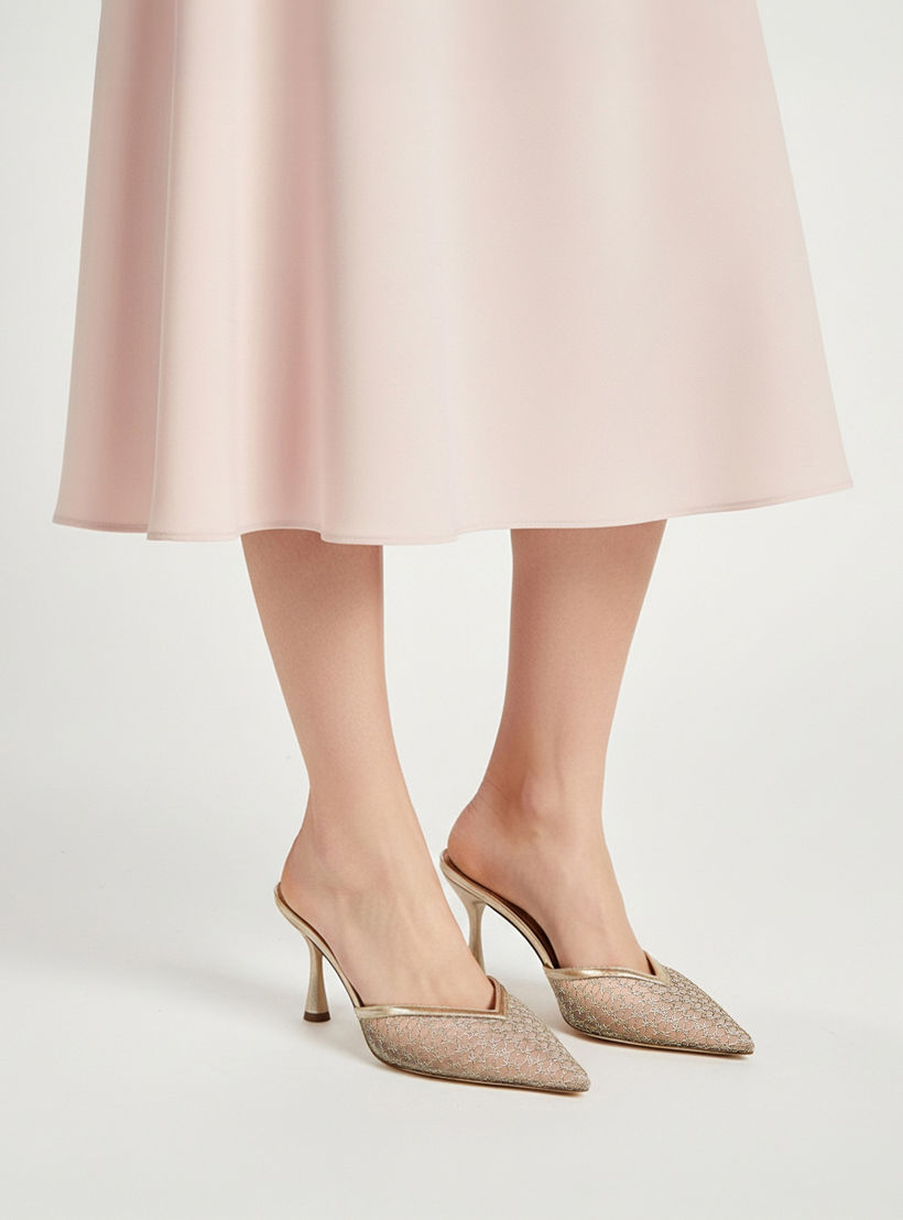 حذاء بكعب ستيليتو شبكي للنساء من سيليست-women-shoes-heels-image-2