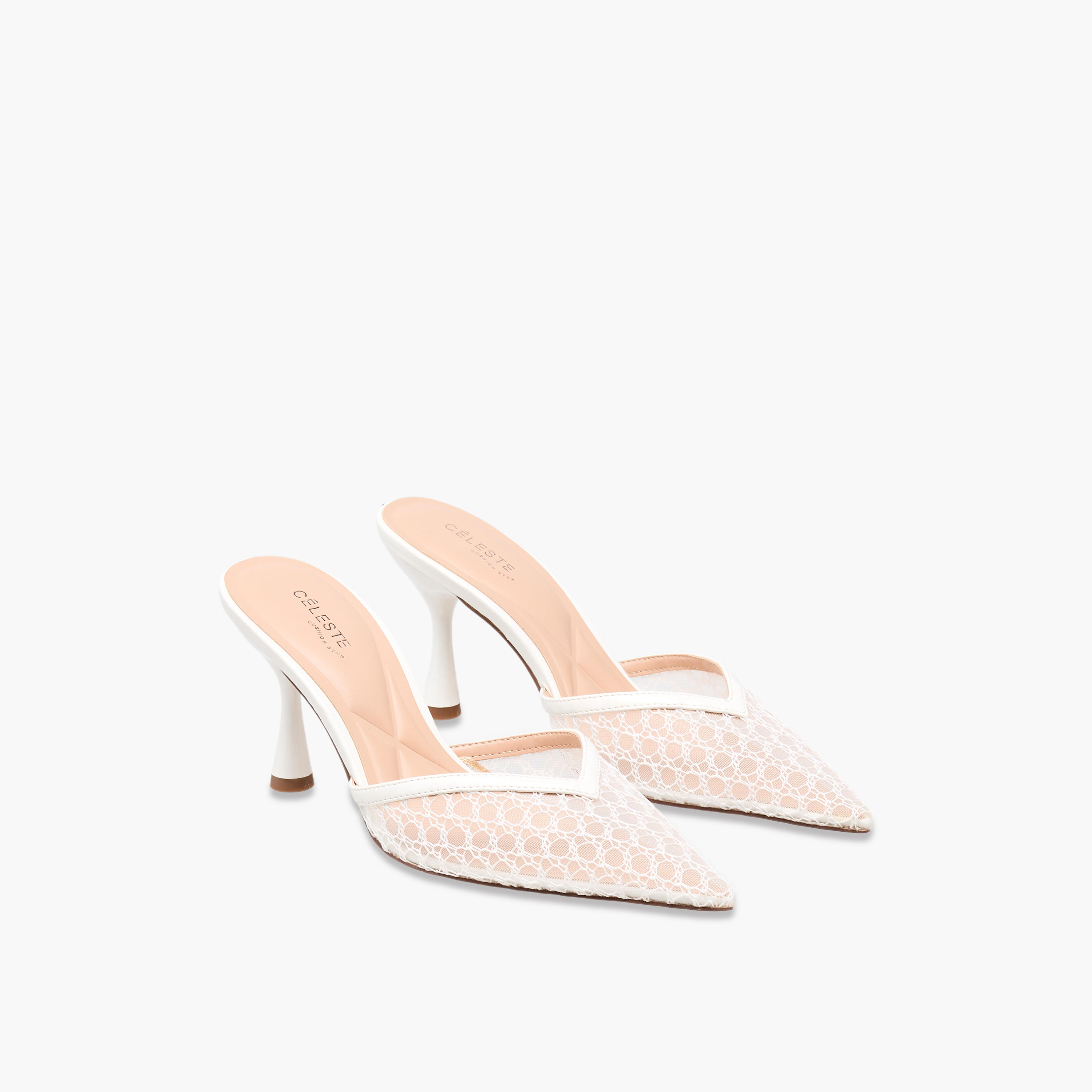Celeste Women Mesh Stiletto Heel Shoes-women-shoes-heels-image-1