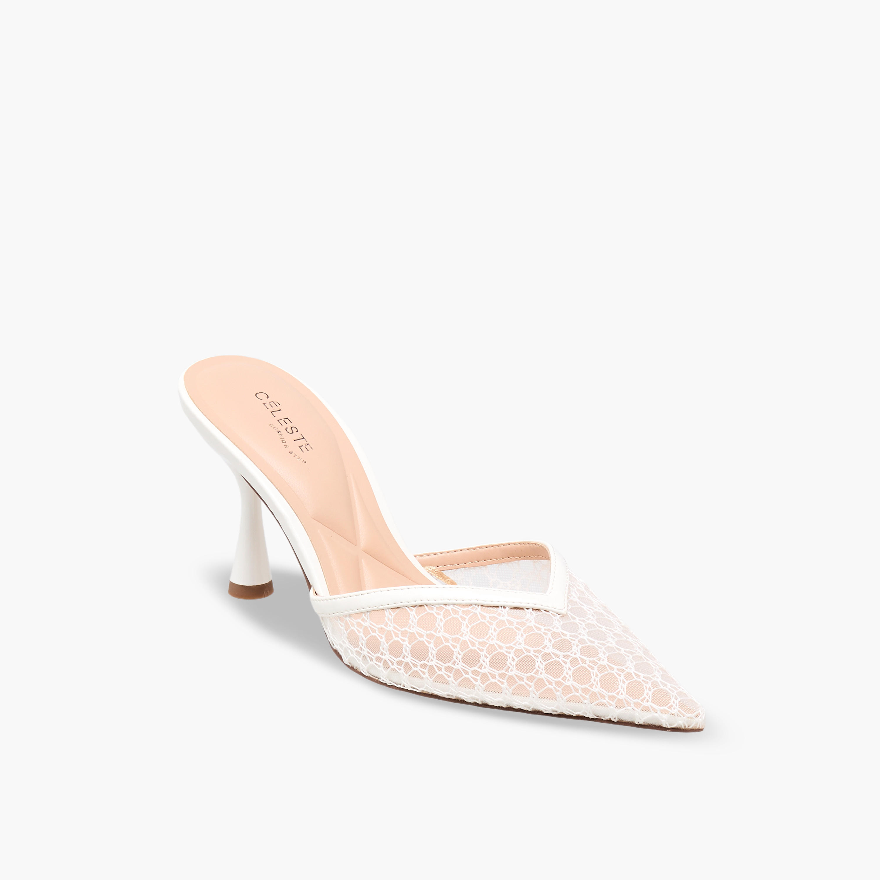 Celeste Women Mesh Stiletto Heel Shoes-women-shoes-heels-image-2