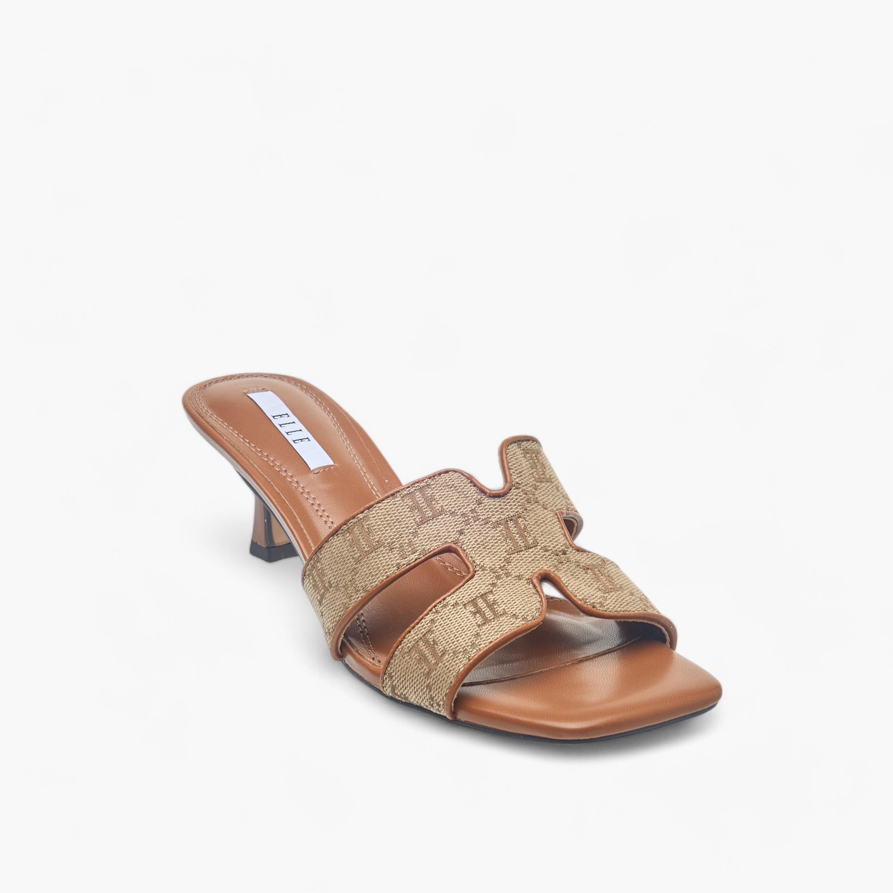 صندل نسائي جاكار بارز الملمس سهل الارتداء مع كعب صغير من إيل-women-shoes-sandals-heeled-image-2