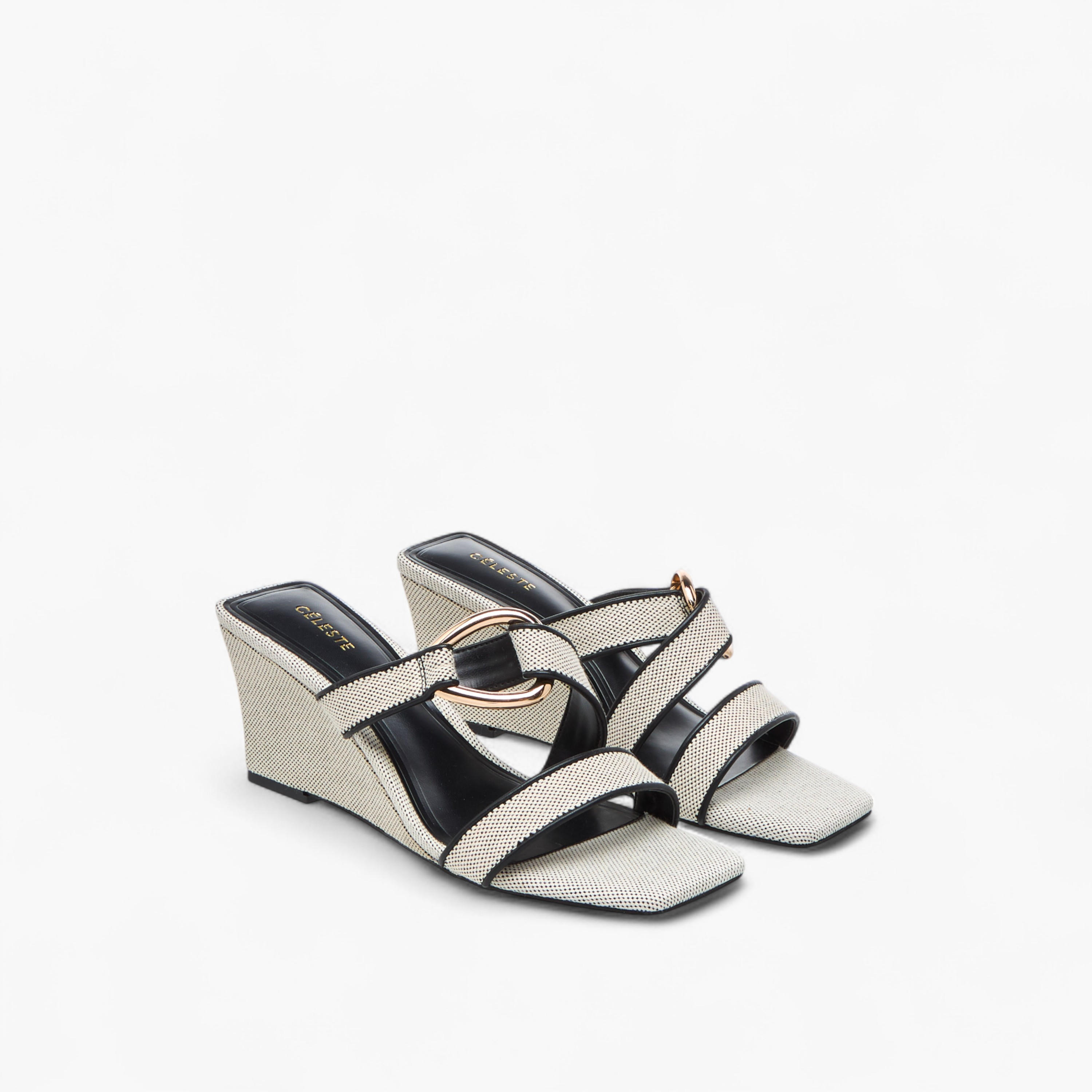 صندل بارز الملمس سهل الارتداء بكعب ويدج للنساء من سيليست-women-shoes-sandals-heeled-image-1
