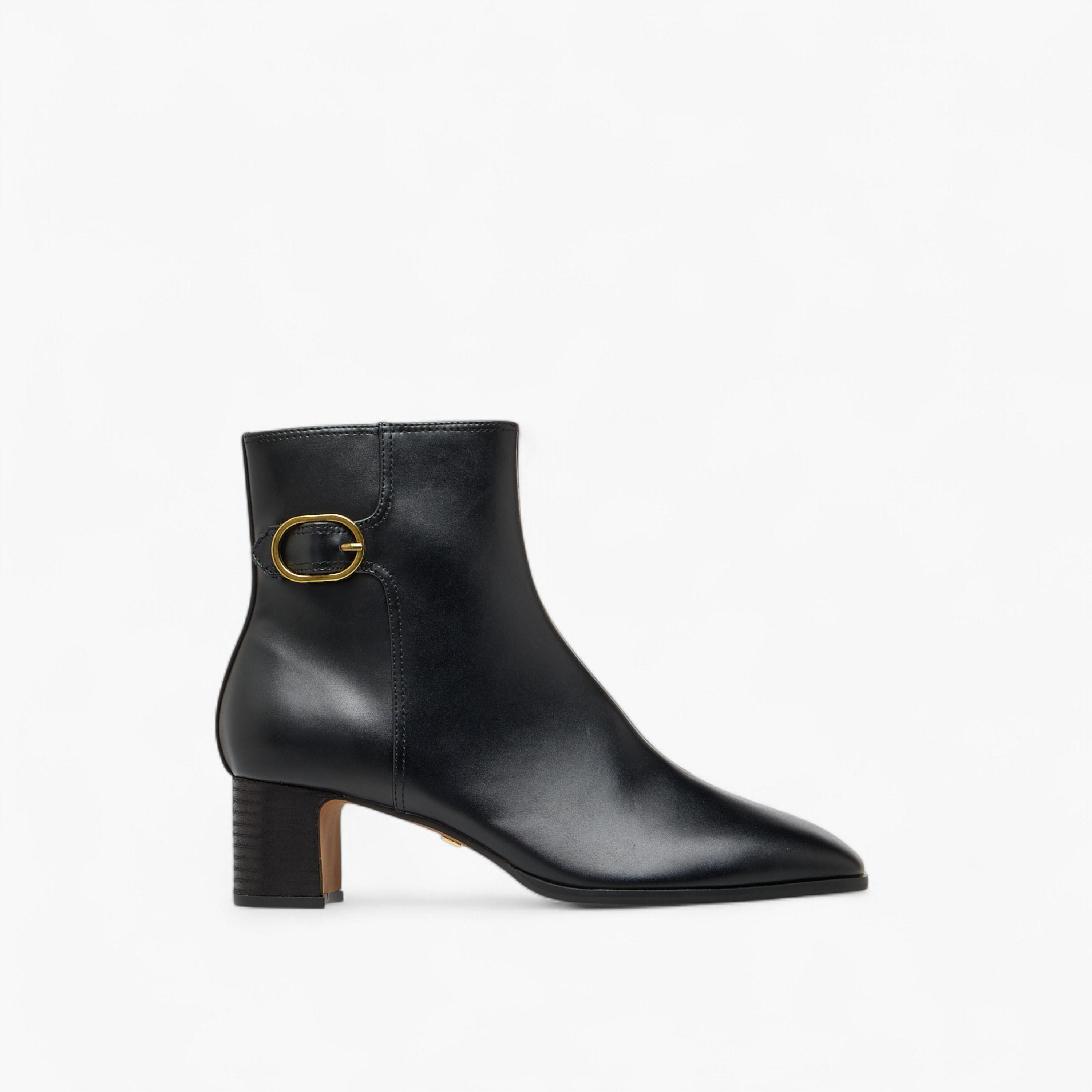 Celeste Women's Buckle Accent Ankle Boots with Block Heels and Zip Closure-women-shoes-boots-image-3