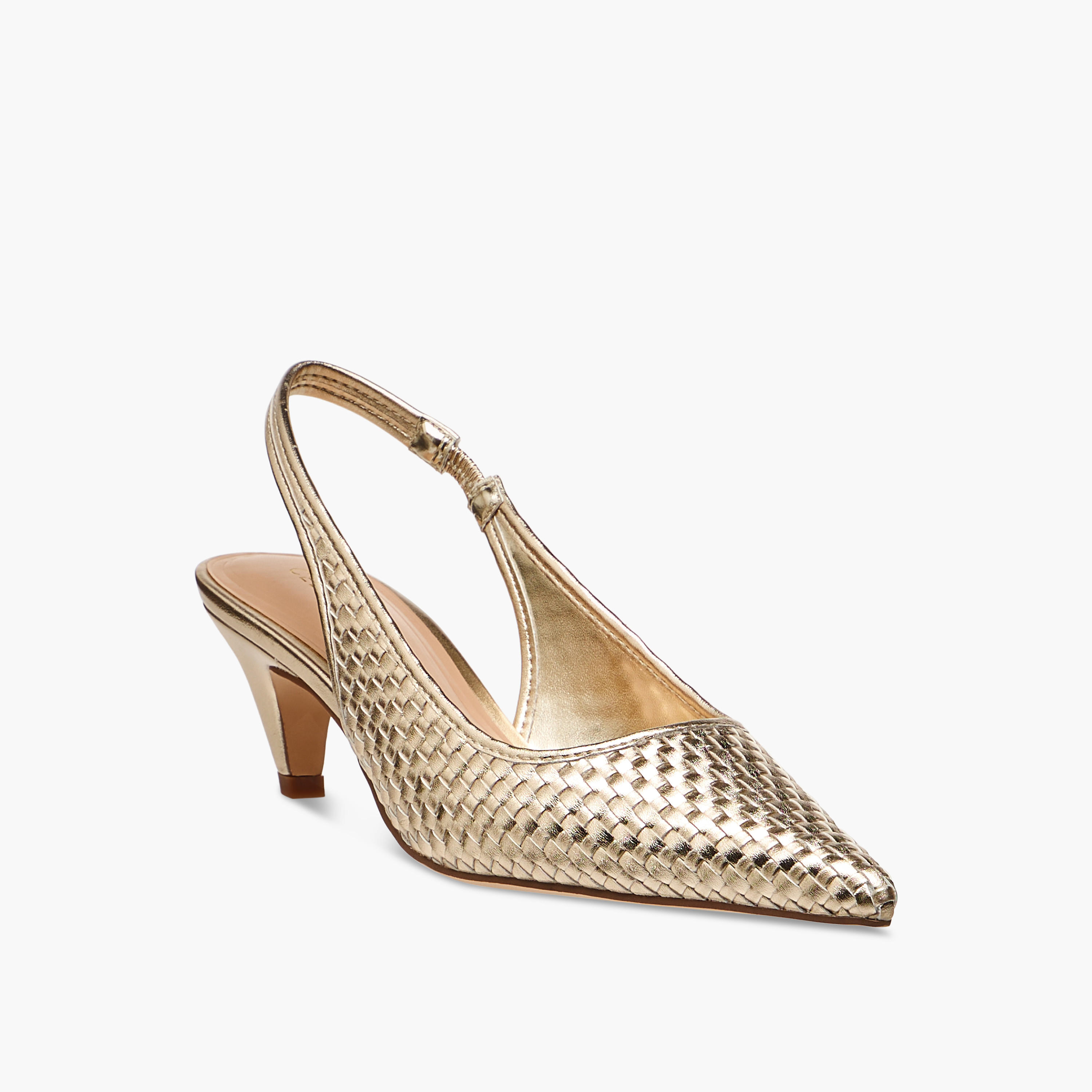 Celeste Women's Pointed Toe Slip-On Shoes with Kitten Heels-women-shoes-heels-image-2