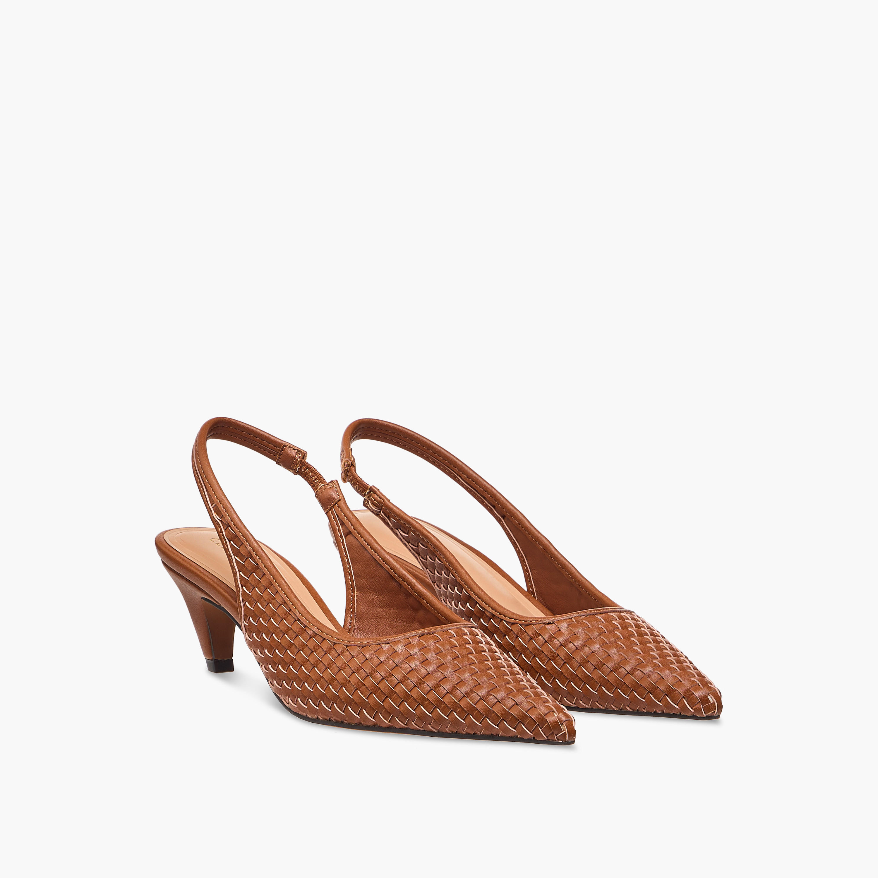 Celeste Women's Pointed Toe Slip-On Shoes with Kitten Heels-women-shoes-heels-image-1
