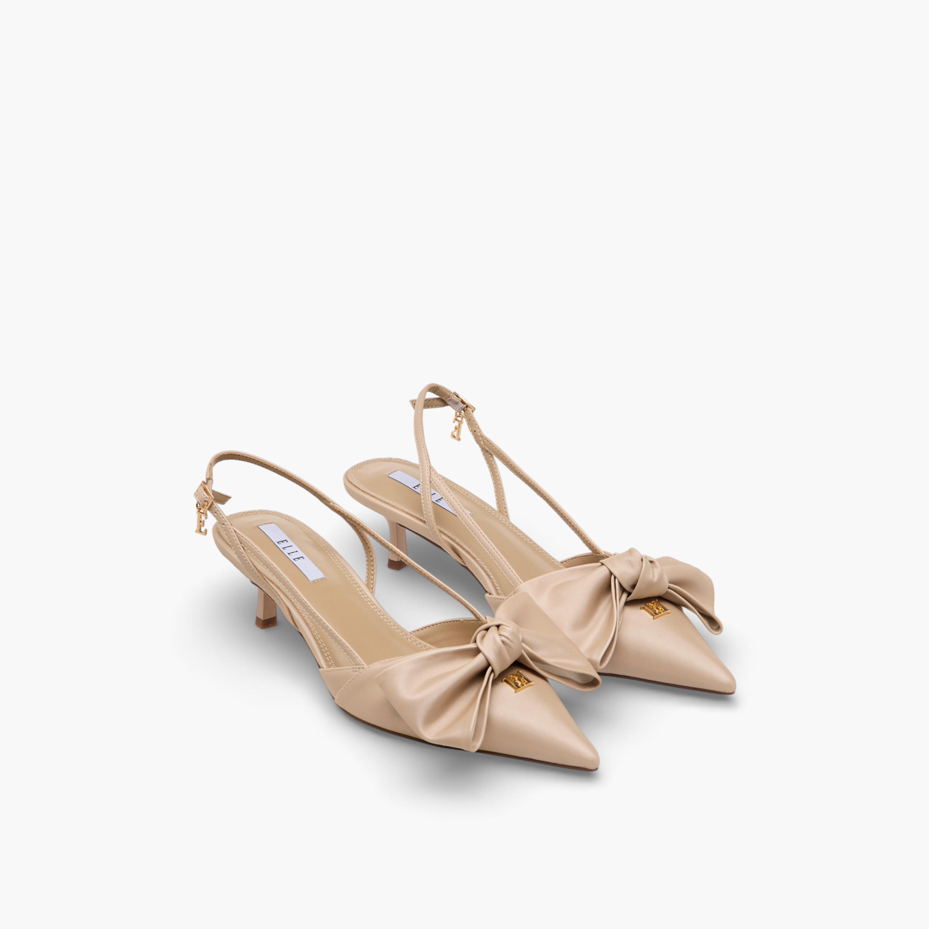Elle Women Kitten Heel Backstrap Shoes-women-shoes-heels-image-1