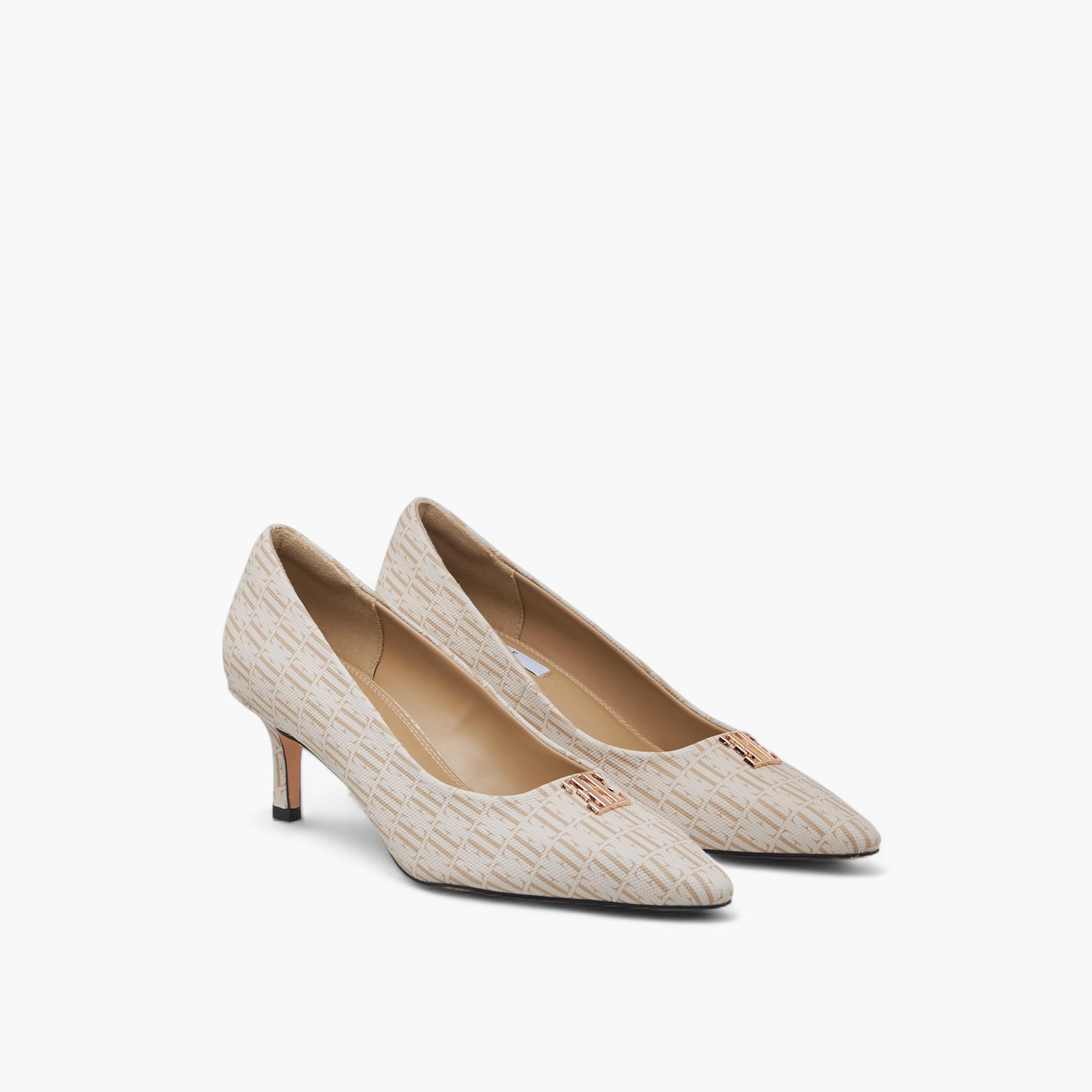 حذاء كلاسيكي سهل الارتداء بكعب صغير وطبعات للنساء من إيل-women-shoes-heels-image-1
