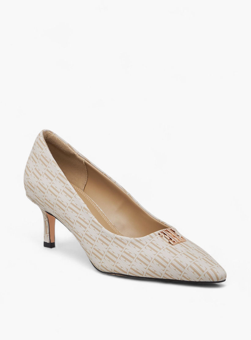 حذاء كلاسيكي سهل الارتداء بكعب صغير وطبعات للنساء من إيل-women-shoes-heels-image-3