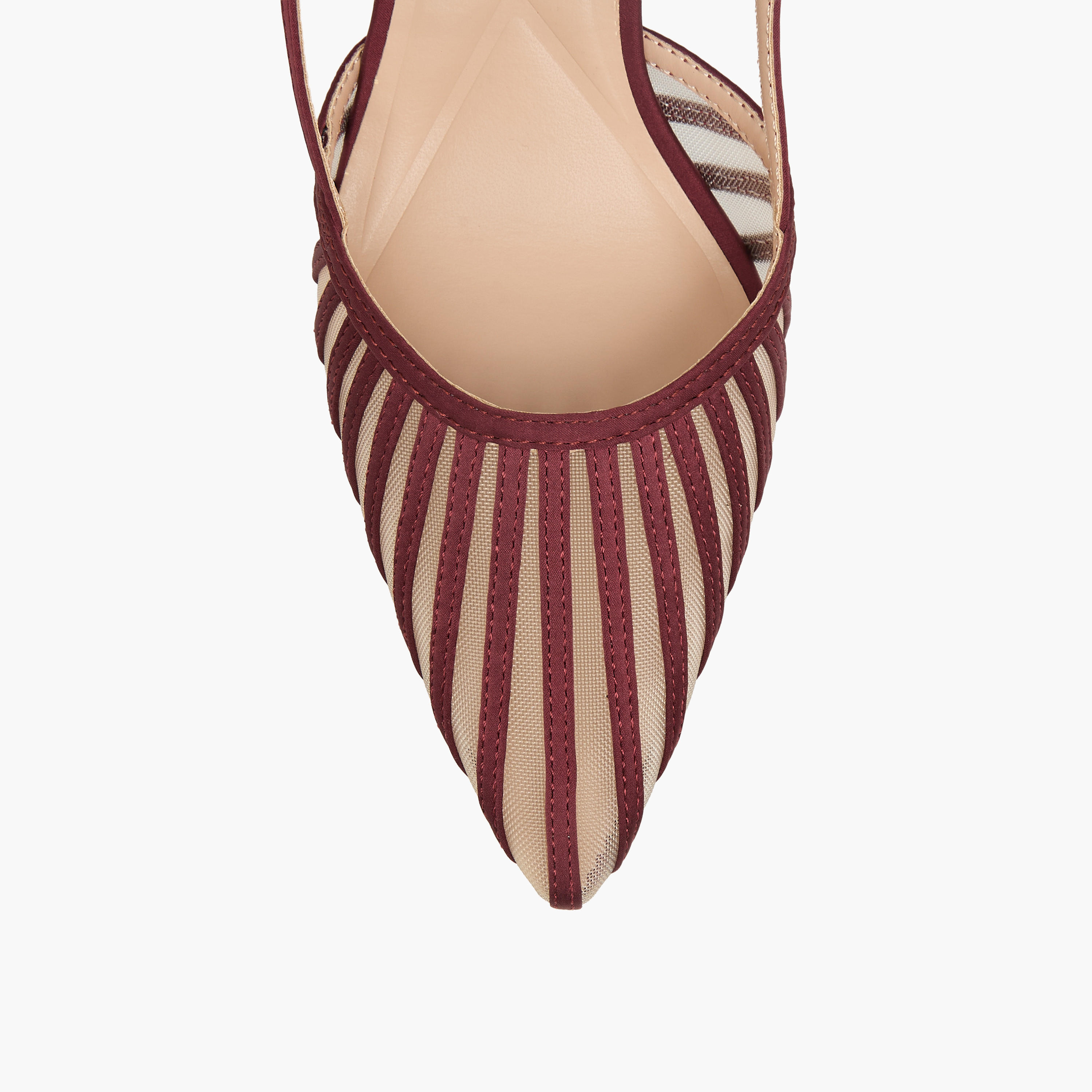 Celeste Women Striped Kitten Heel Shoes-women-shoes-heels-image-4