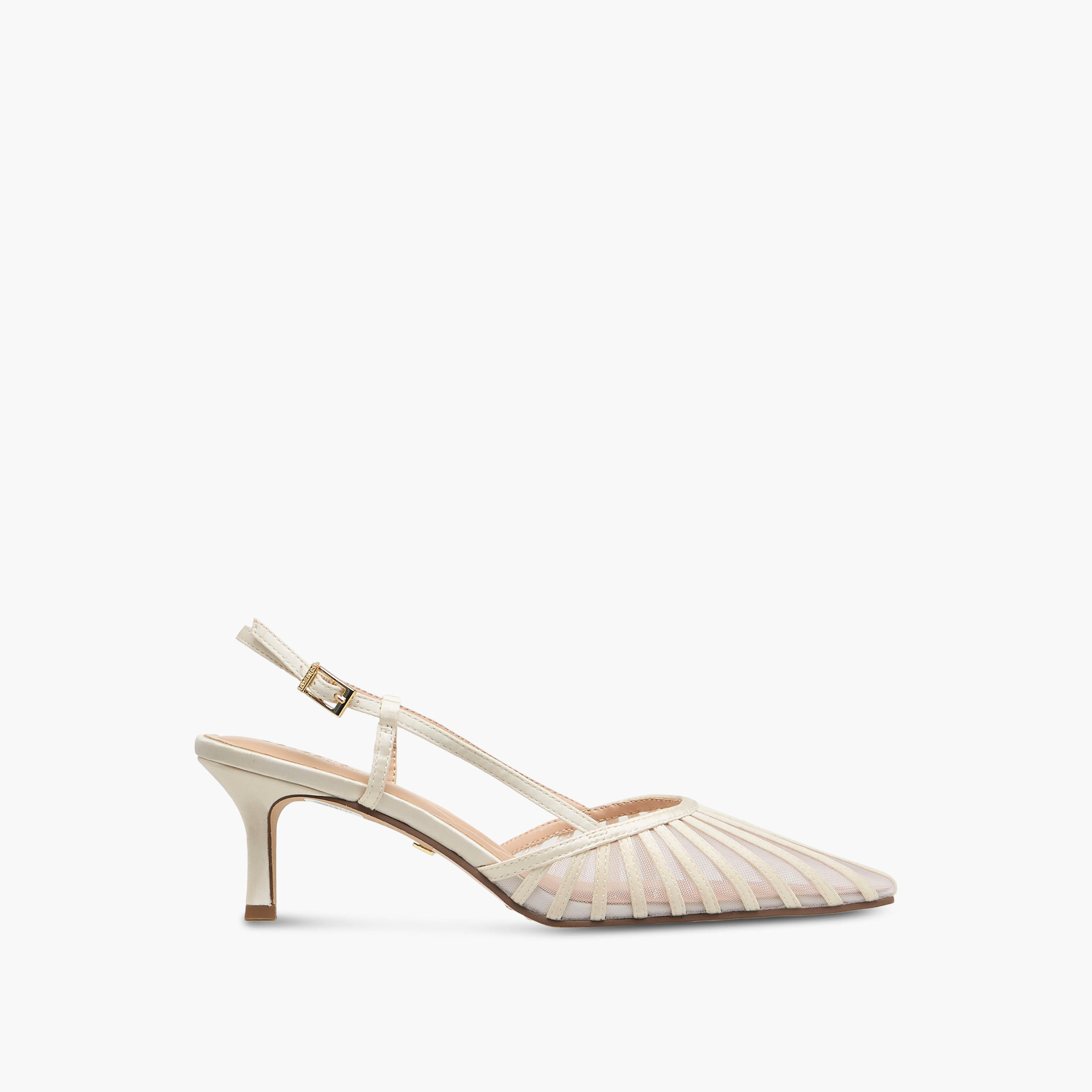 Celeste Women Striped Kitten Heel Shoes-women-shoes-heels-image-3
