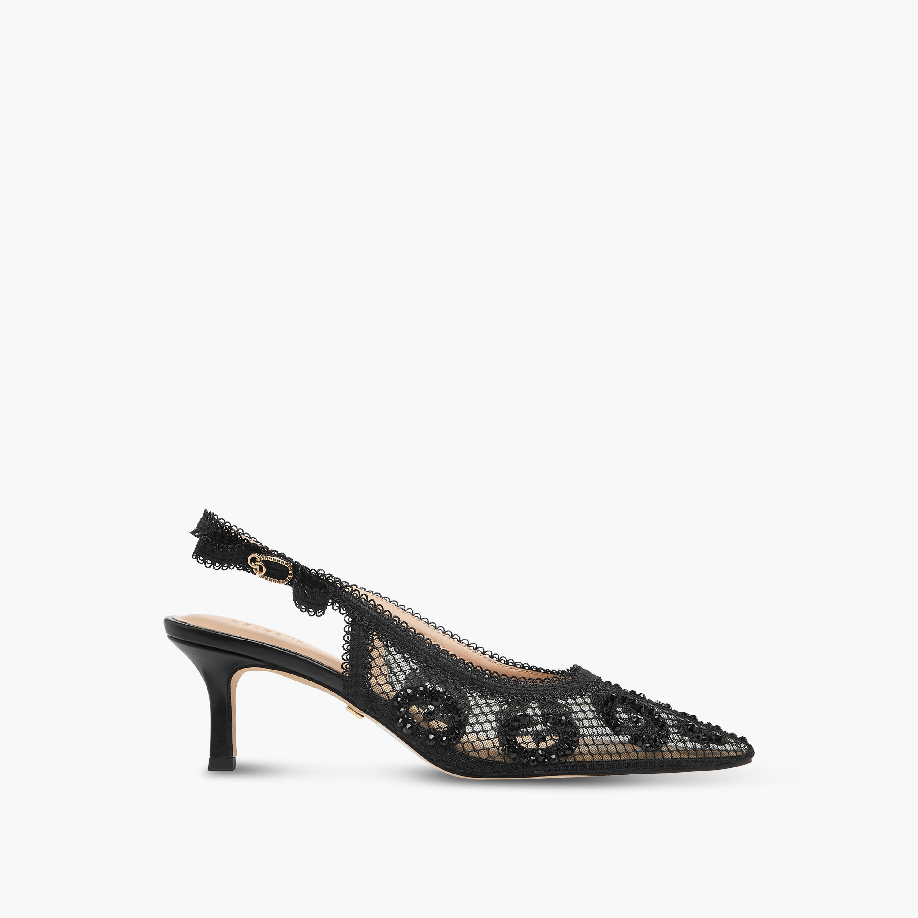 حذاء مزين بكعب صغير وحزام خلفي للنساء من سيليست-women-shoes-heels-image-3