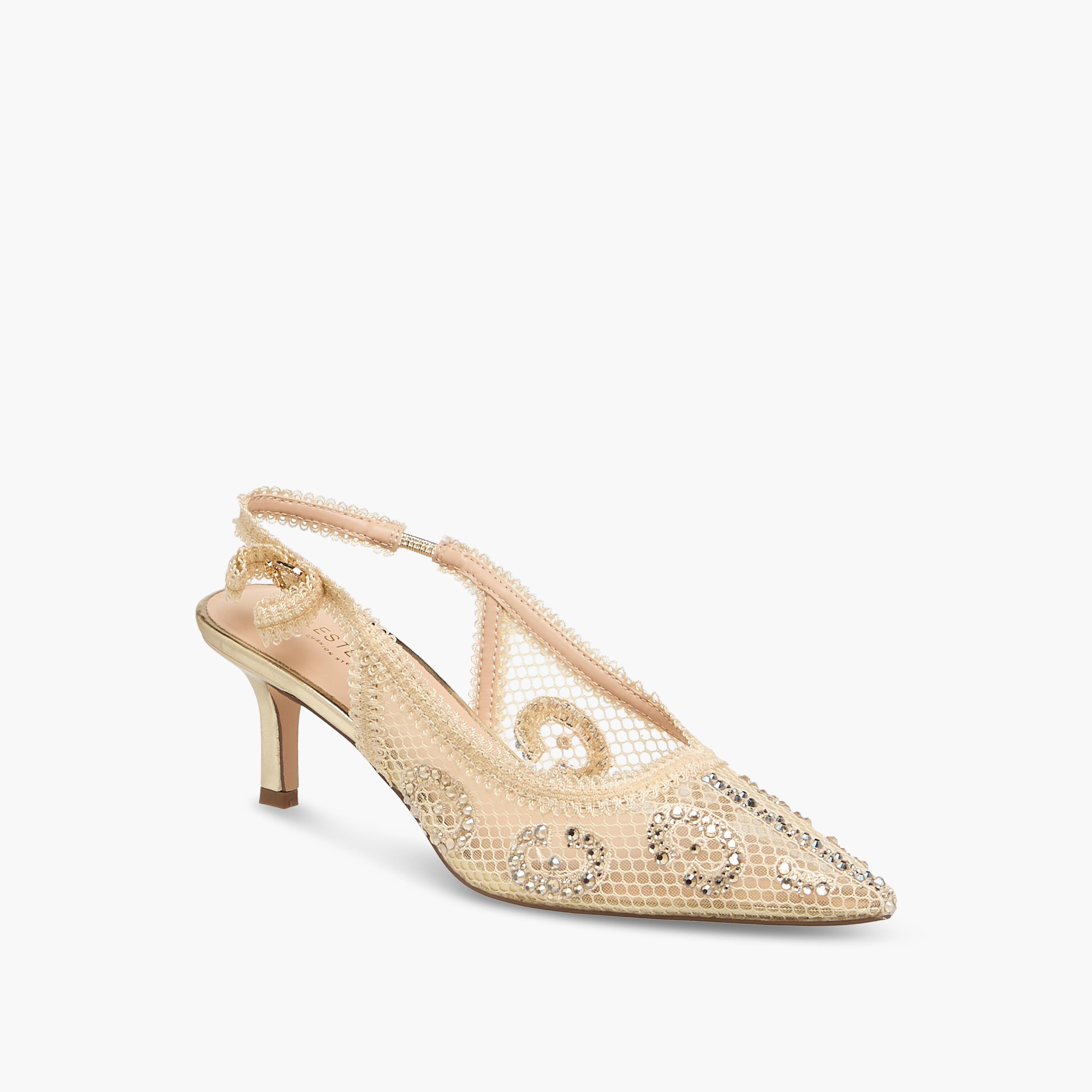 Celeste Women Embellished Kitten Heel Slingback Shoes-women-shoes-heels-image-2