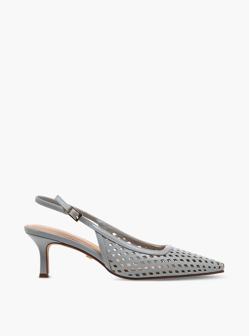 Celeste Women Laser Cut Detail Kitten Heel Slingback Shoes-women-shoes-heels-image-3