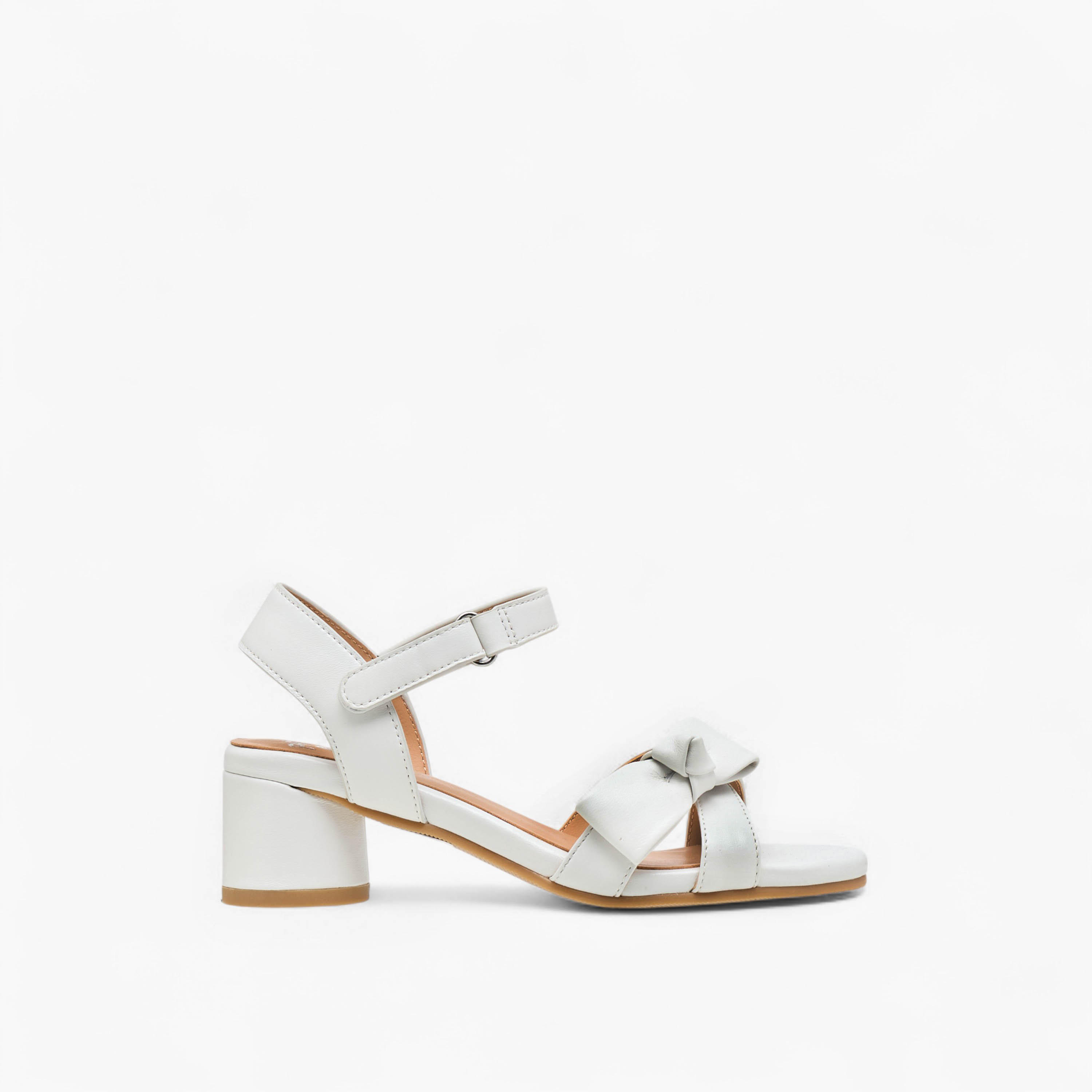 صندل بفيونكة وكعب سميك وشريط إغلاق لاصق للبنات من بابلوسكي-girls-shoes-sandals-image-3