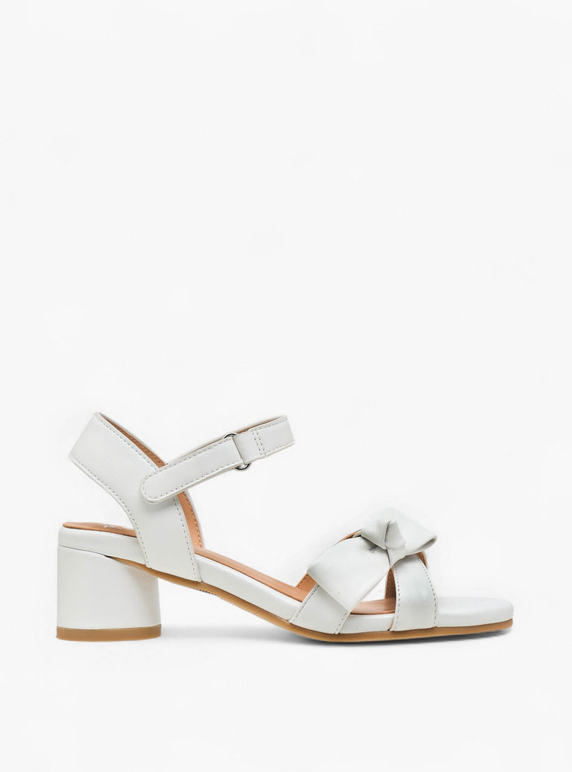 صندل بفيونكة وكعب سميك وشريط إغلاق لاصق للبنات من بابلوسكي-girls-shoes-sandals-image-3