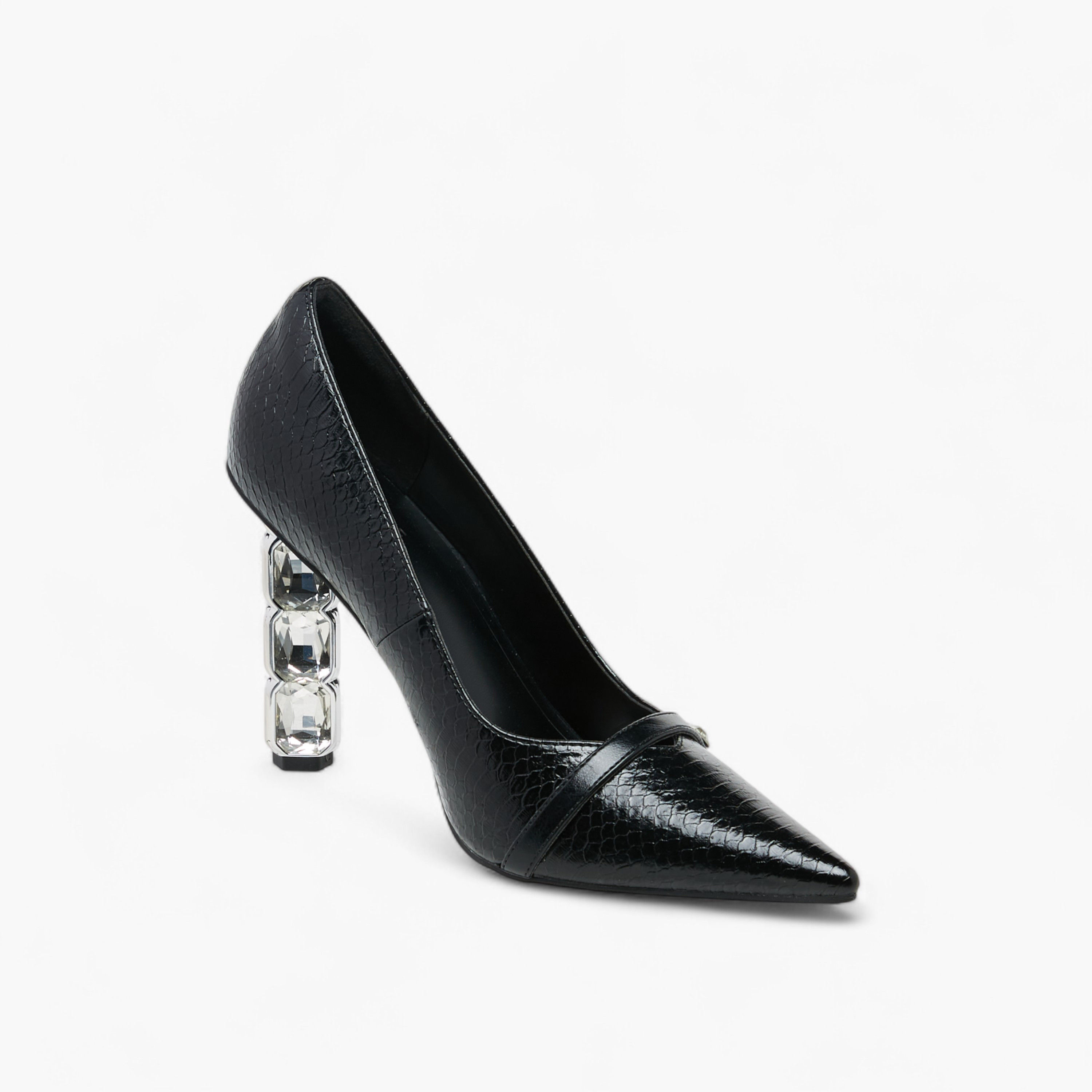 حذاء بومب سهل الارتداء بمقدمة مدببة وكعب رفيع-women-shoes-heels-image-2