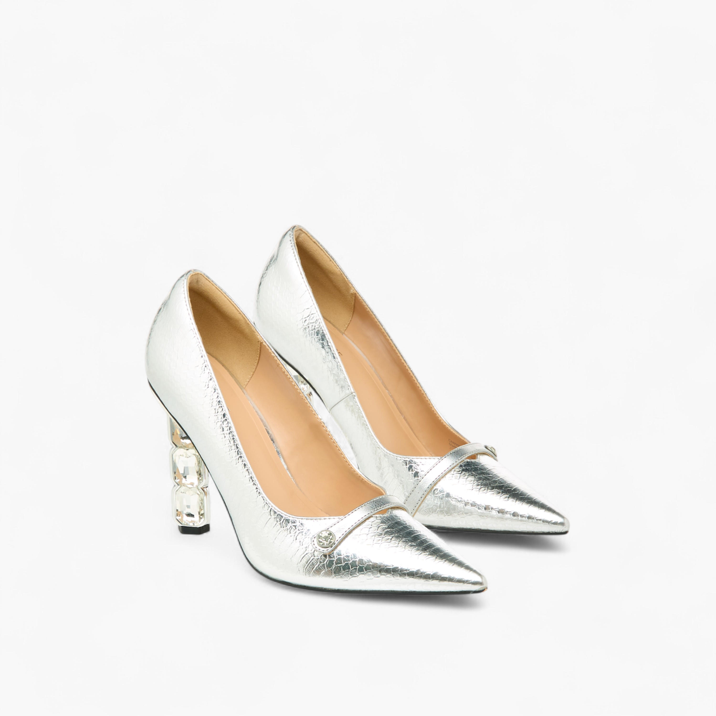 Celeste Women's Pointed Toe Slip-On Pumps with Stiletto Heels-women-shoes-heels-image-1