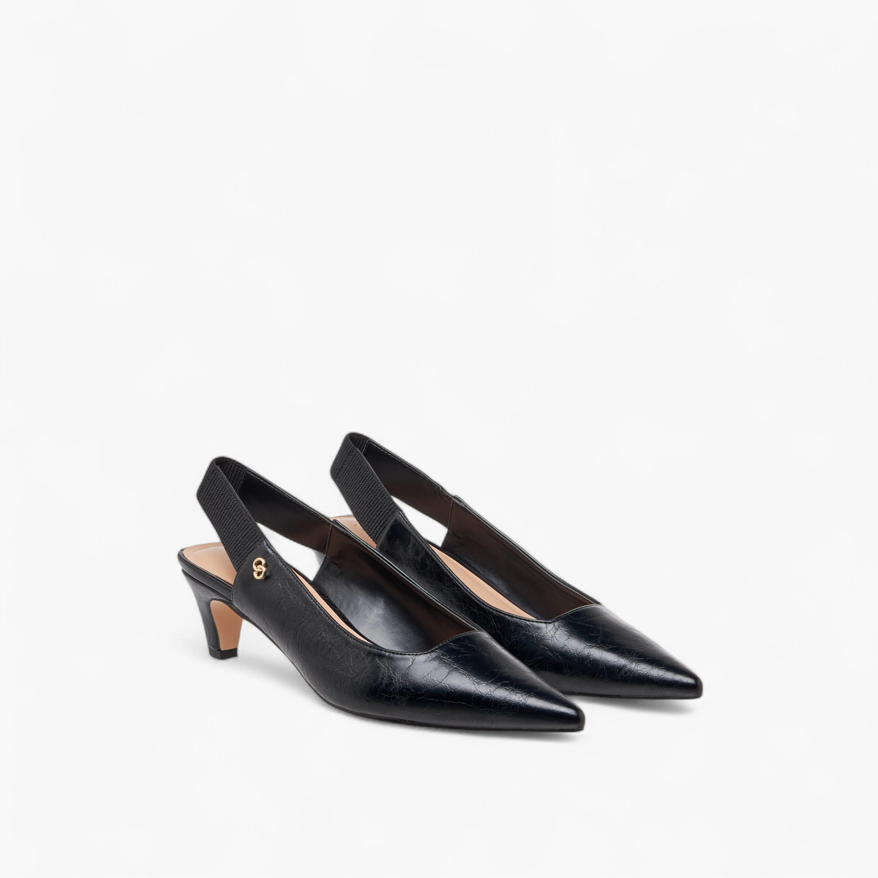حذاء سادة بكعب صغير وحزام خلفي للنساء من سيليست-women-shoes-heels-image-6