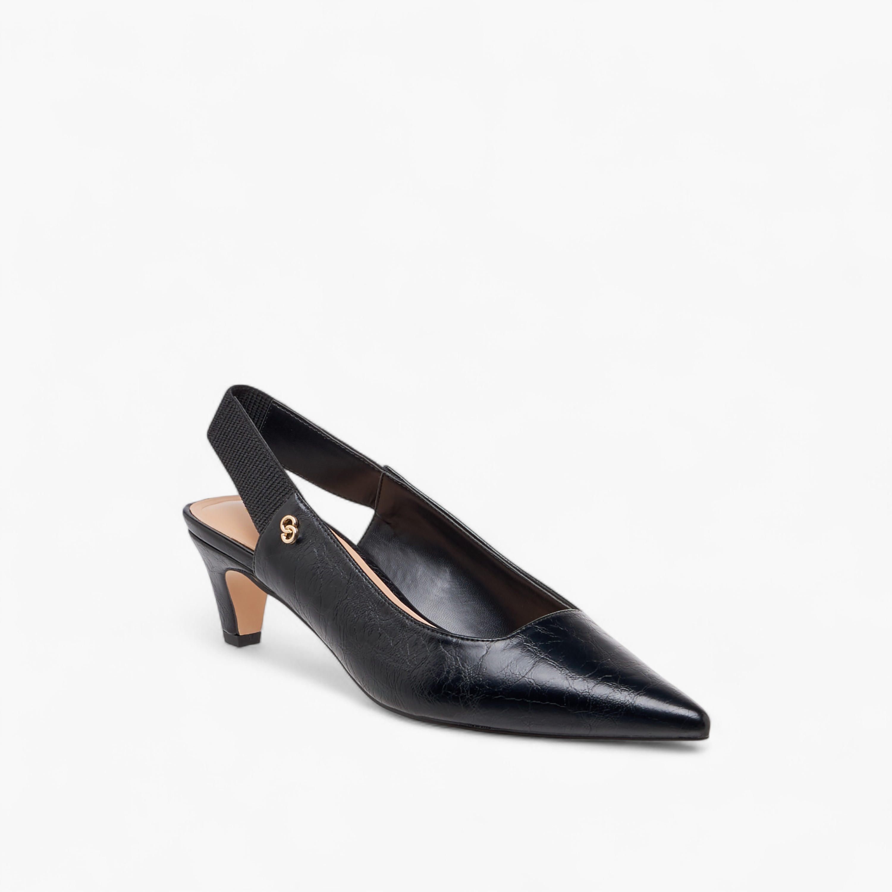 حذاء سادة بكعب صغير وحزام خلفي للنساء من سيليست-women-shoes-heels-image-4