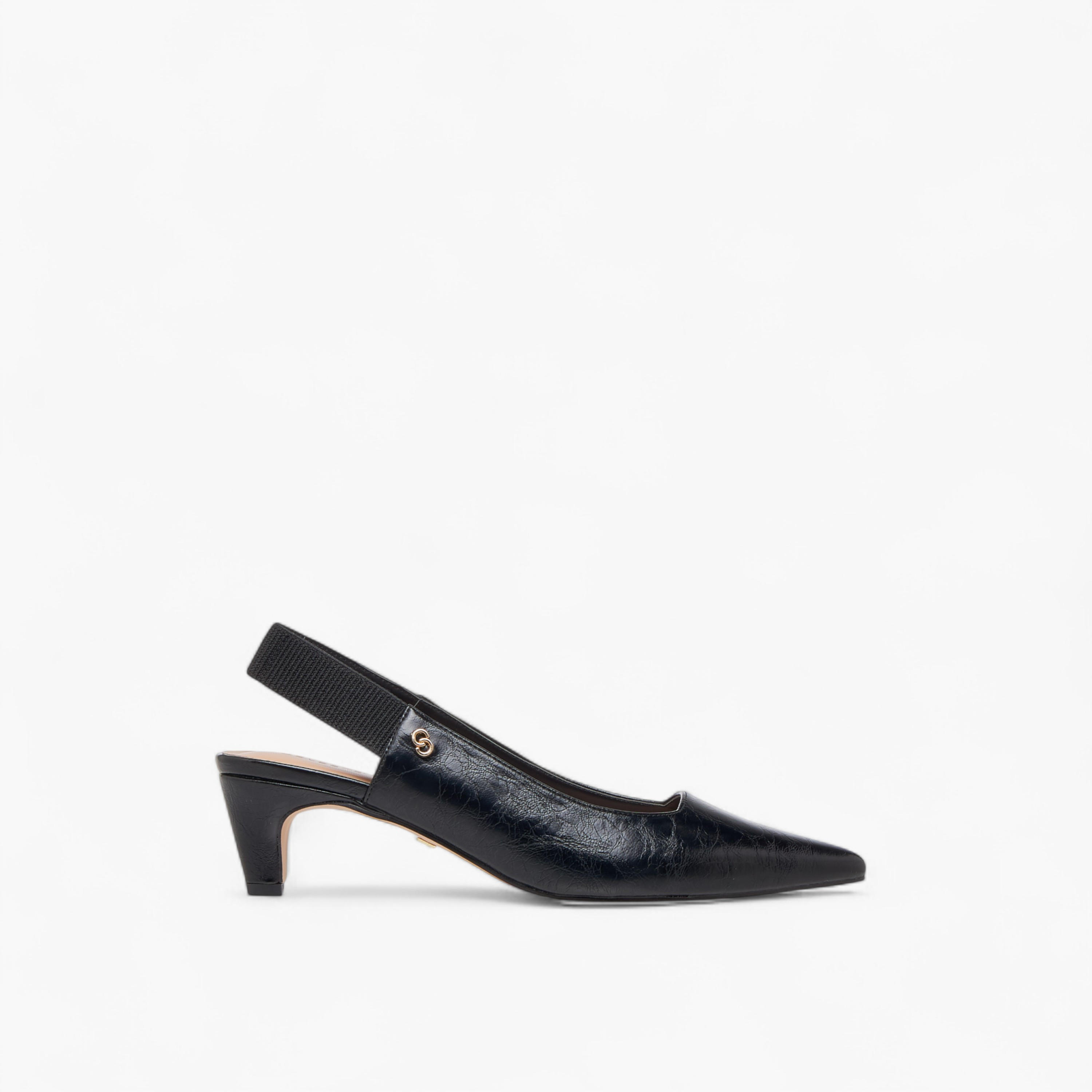 حذاء سادة بكعب صغير وحزام خلفي للنساء من سيليست-women-shoes-heels-image-3