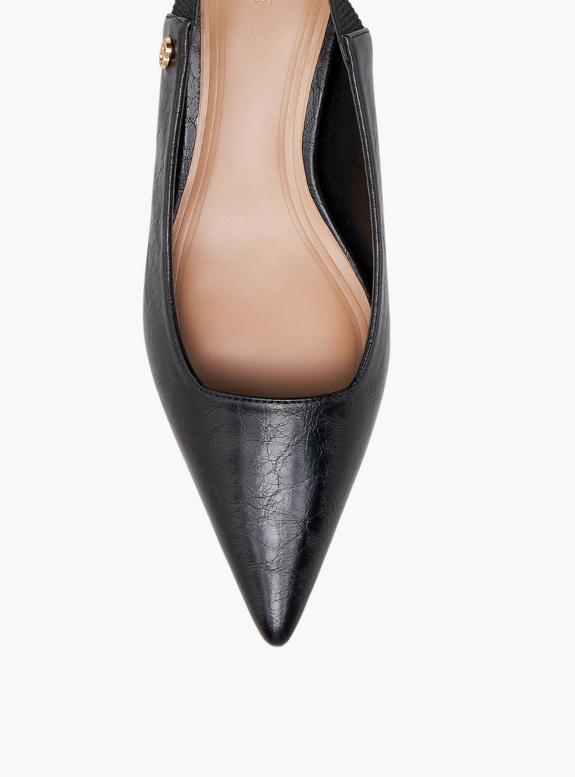 حذاء سادة بكعب صغير وحزام خلفي للنساء من سيليست-women-shoes-heels-image-2
