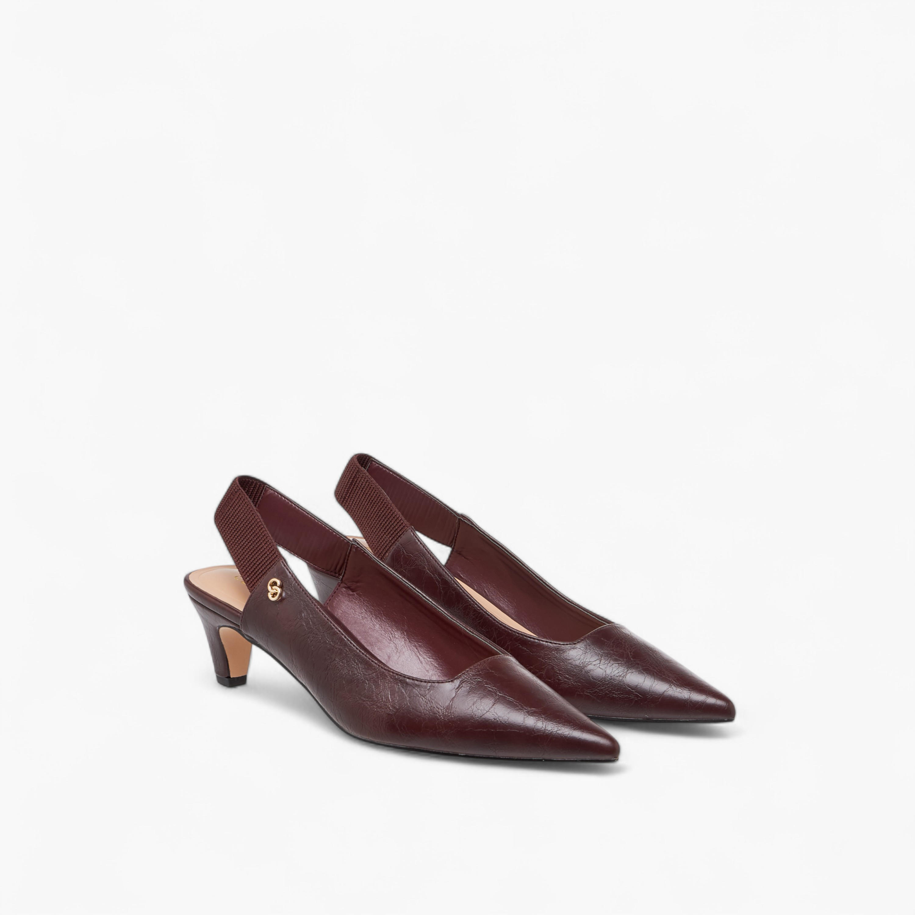 Celeste Women's Solid Slingback Shoes with Kitten Heels-women-shoes-heels-image-1