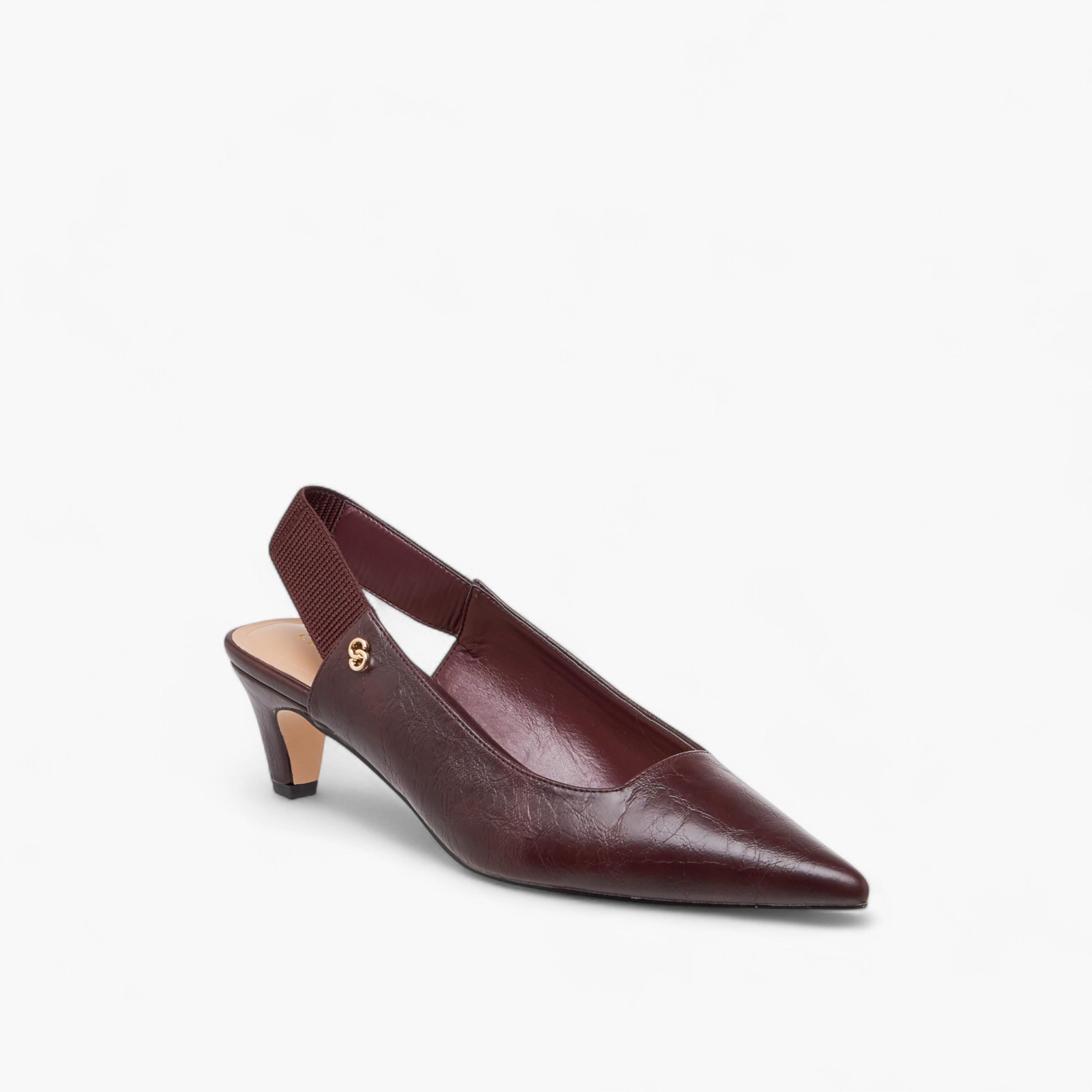 Celeste Women's Solid Slingback Shoes with Kitten Heels-women-shoes-heels-image-2