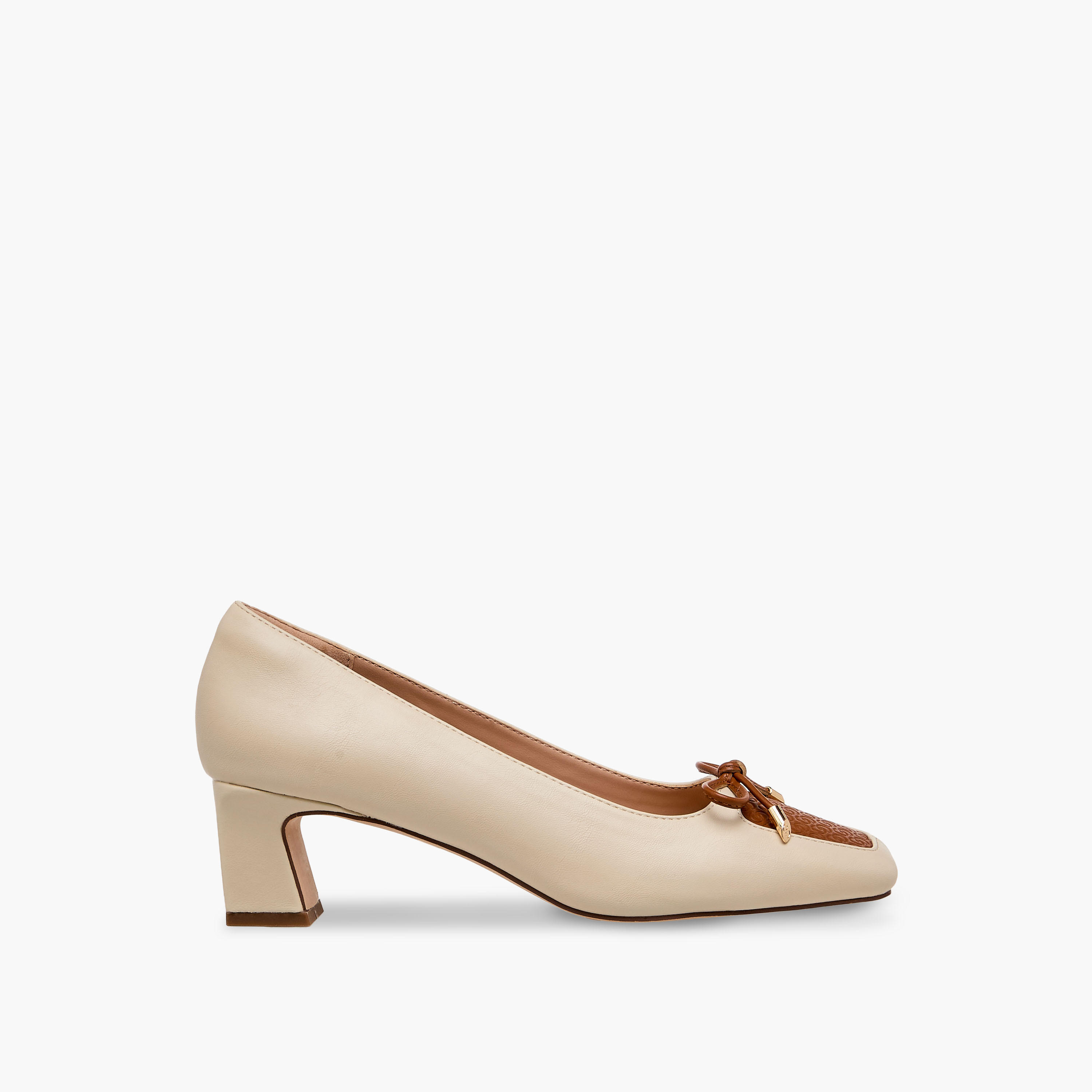 Celeste Women Logo Embossed Block Heel Pumps-women-shoes-heels-image-3