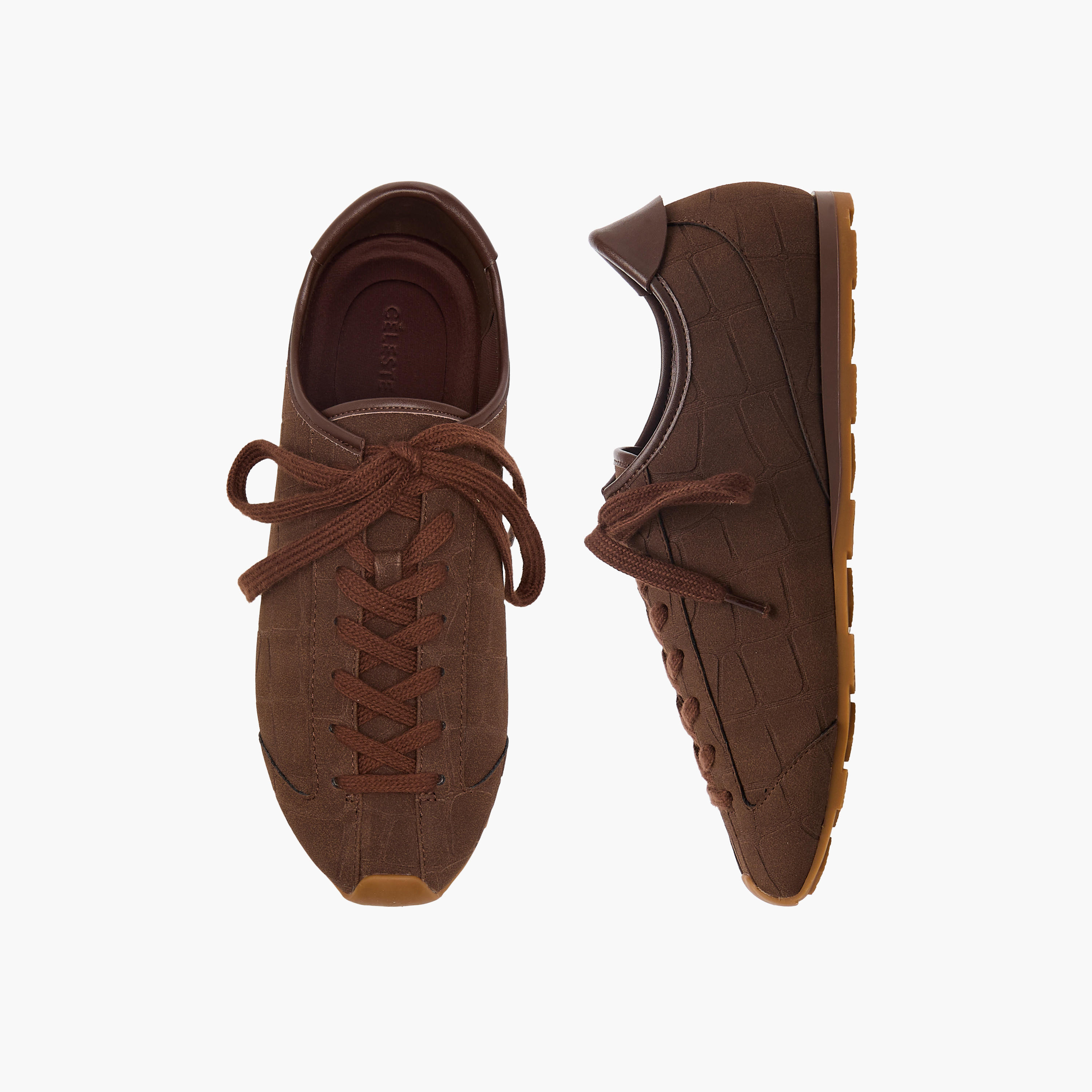 حذاء سنيكرز برباط إغلاق بارز الملمس للنساء من سيليست-women-shoes-sneakers-image-1