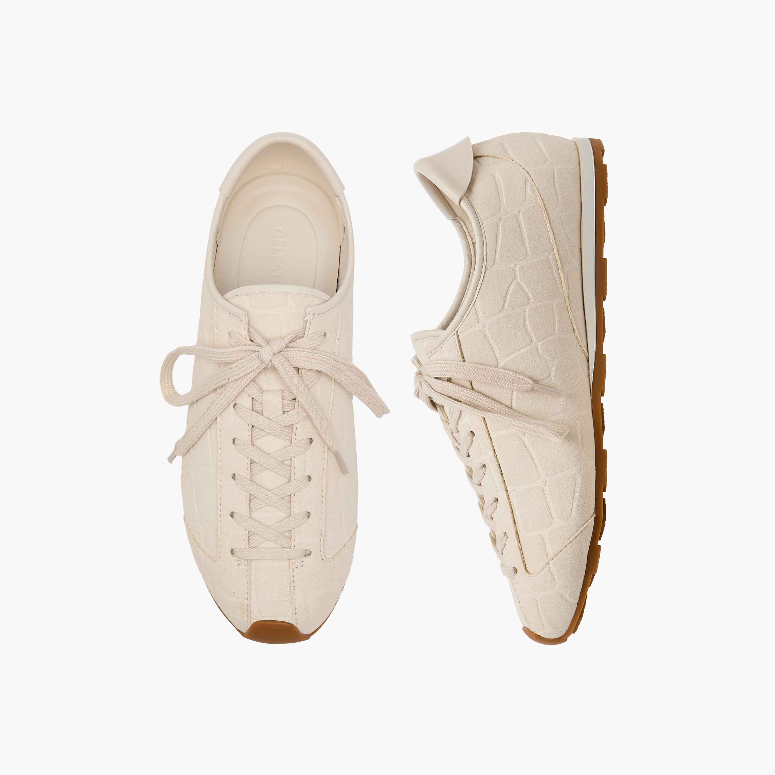 Celeste Women Textured Lace-Up Ankle Sneakers-women-shoes-sneakers-image-1