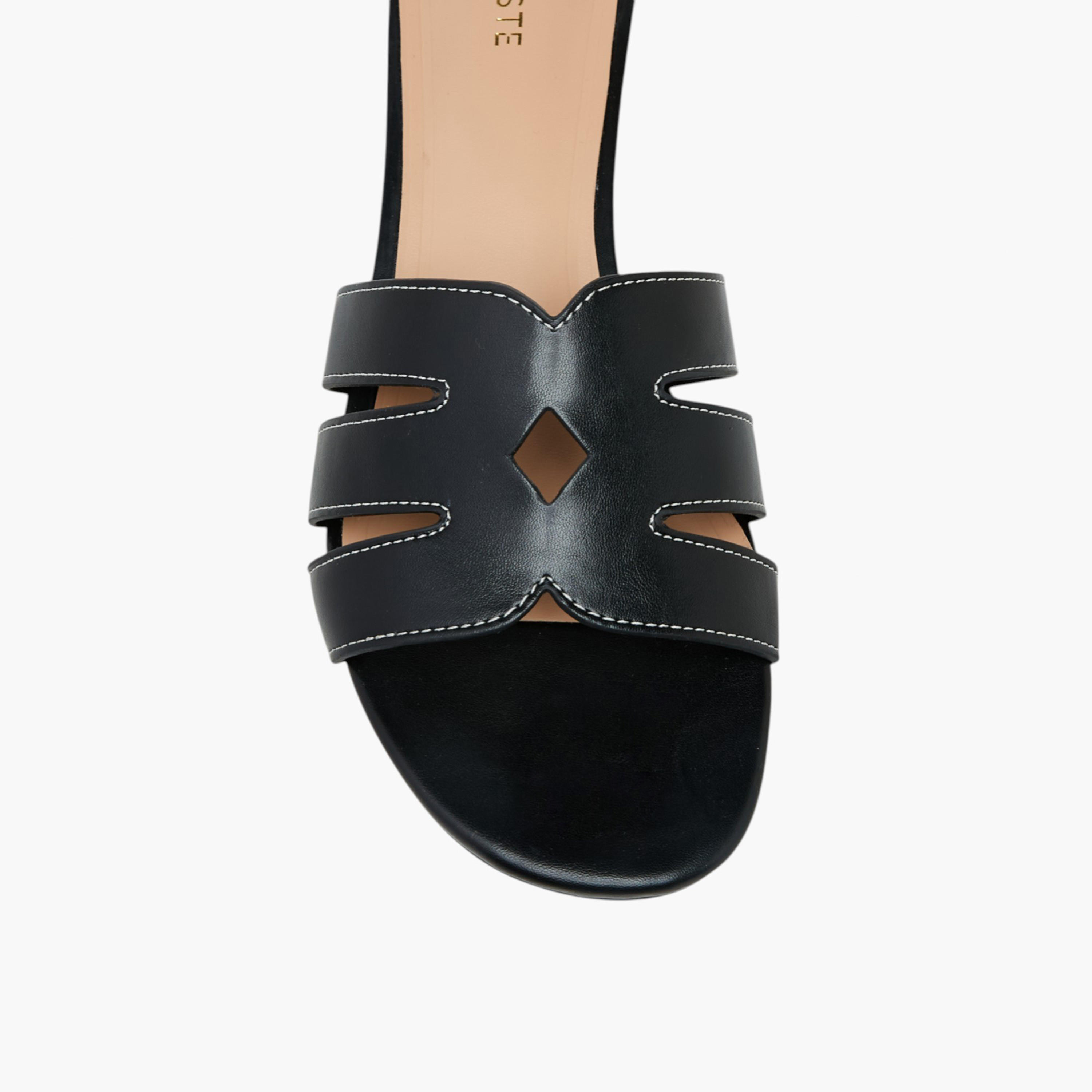 Celeste Women's Cutout Strap Slip-On Sandals with Kitten Heels-women-shoes-sandals-heeled-image-4
