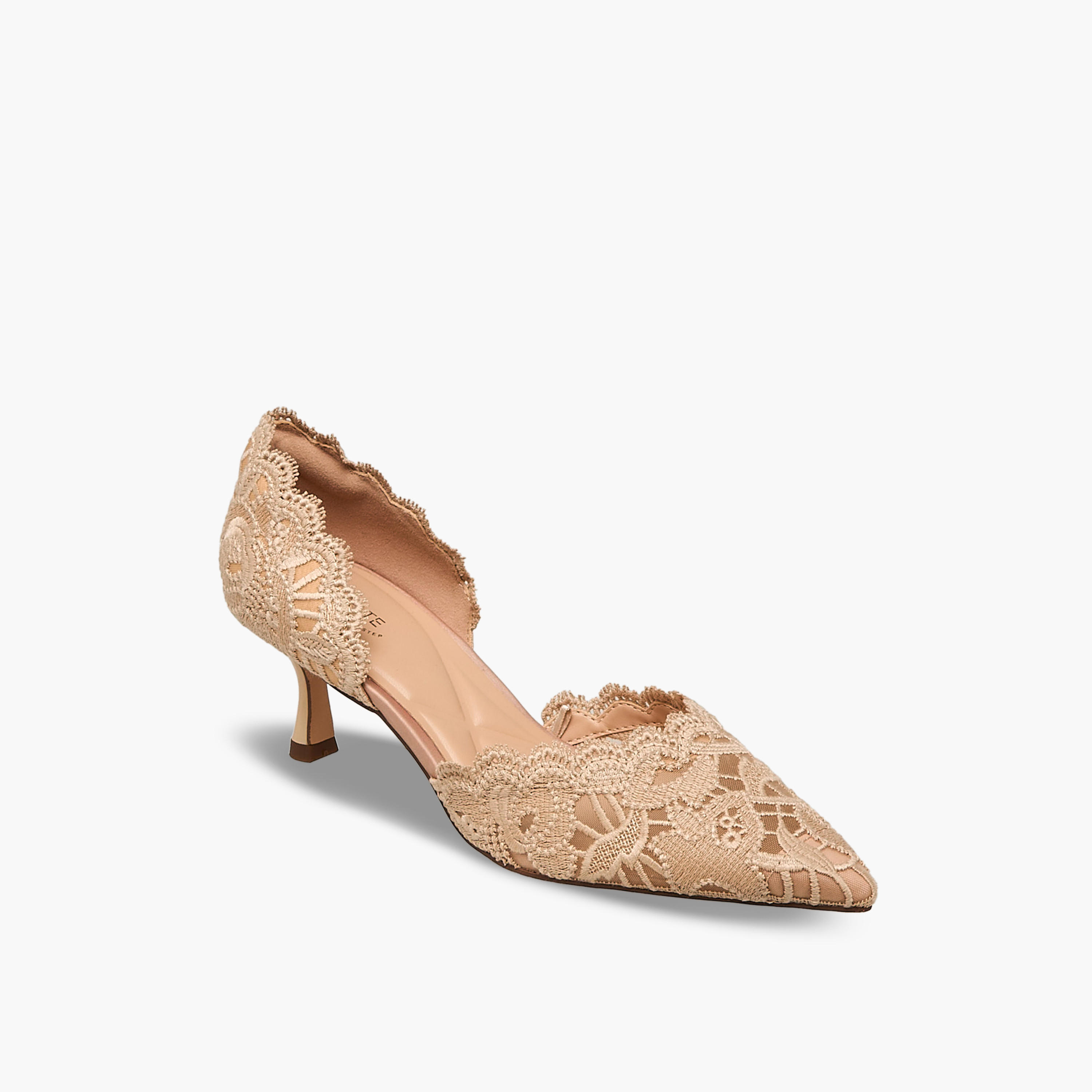 Celeste Women Lace Detail Kitten Heel Shoes-women-shoes-heels-image-3
