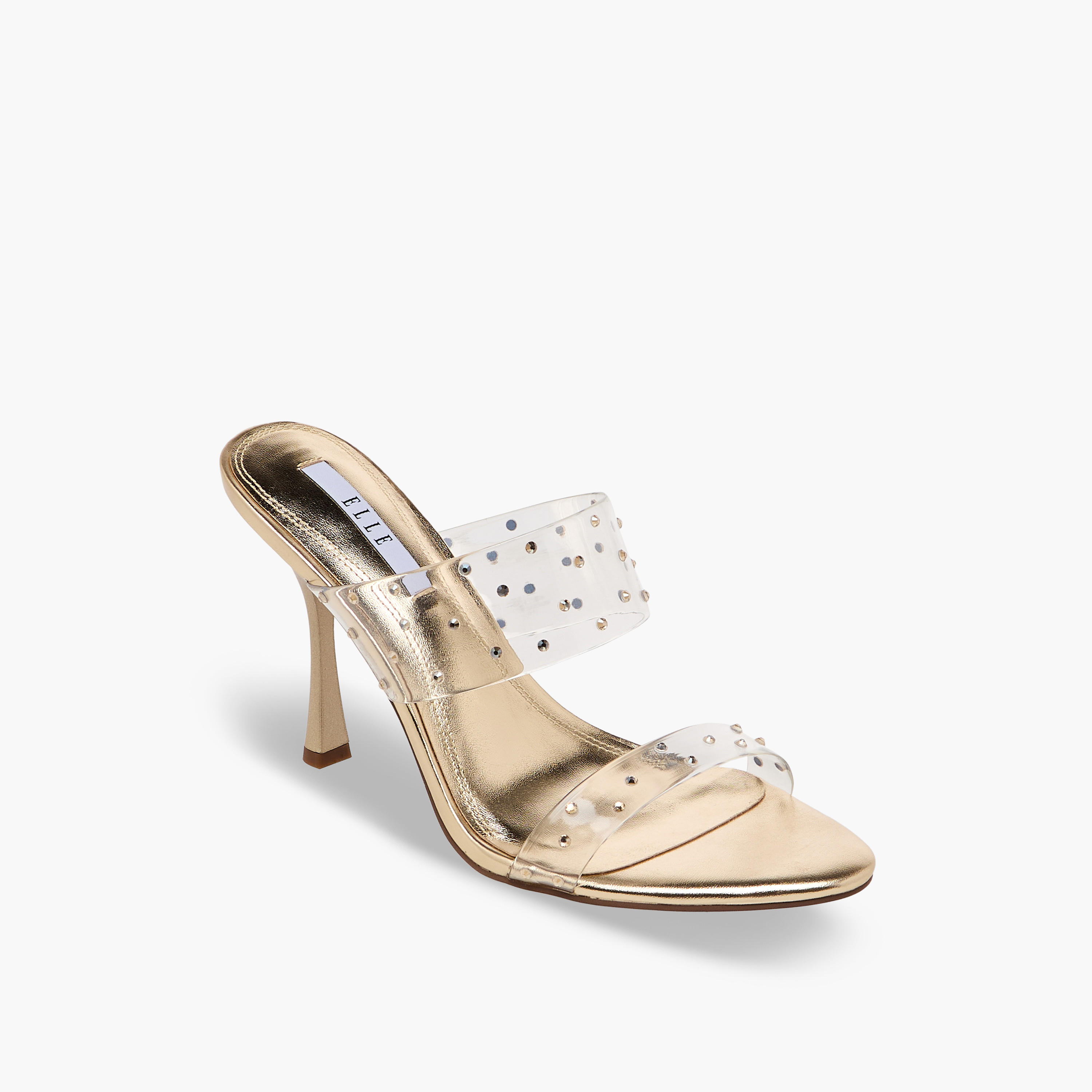 Elle Women Studded Stiletto Heel Sandals-women-shoes-sandals-heeled-image-2