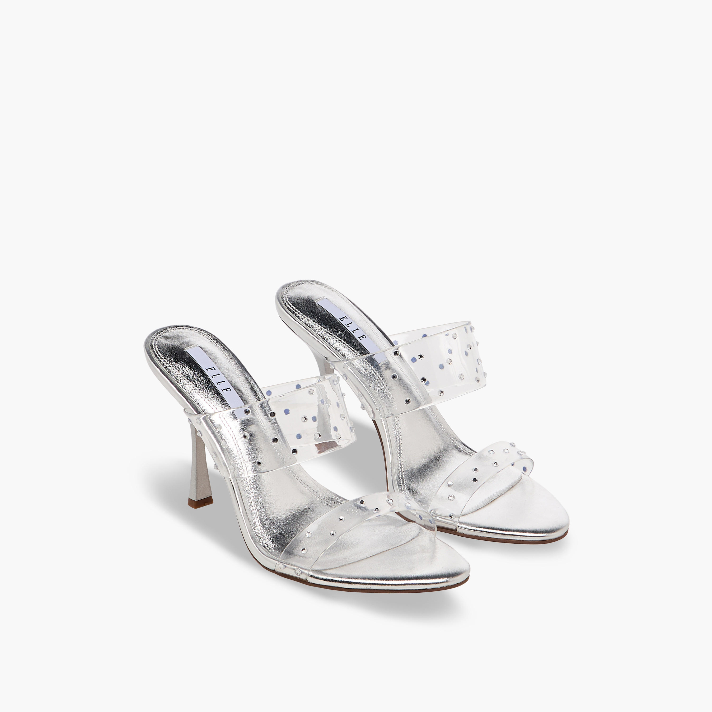 Elle Women Studded Stiletto Heel Sandals-women-shoes-sandals-heeled-image-1