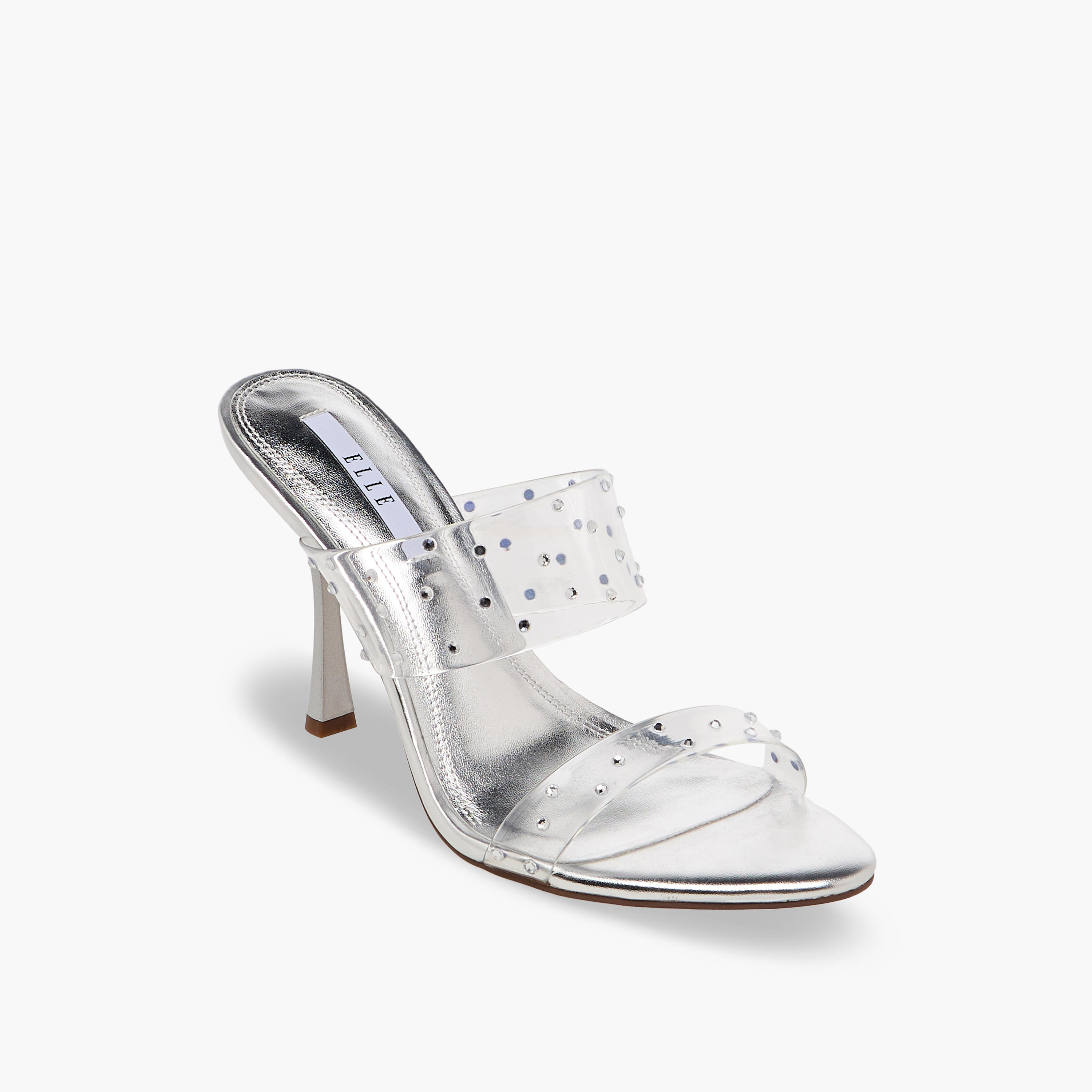 Elle Women Studded Stiletto Heel Sandals-women-shoes-sandals-heeled-image-2