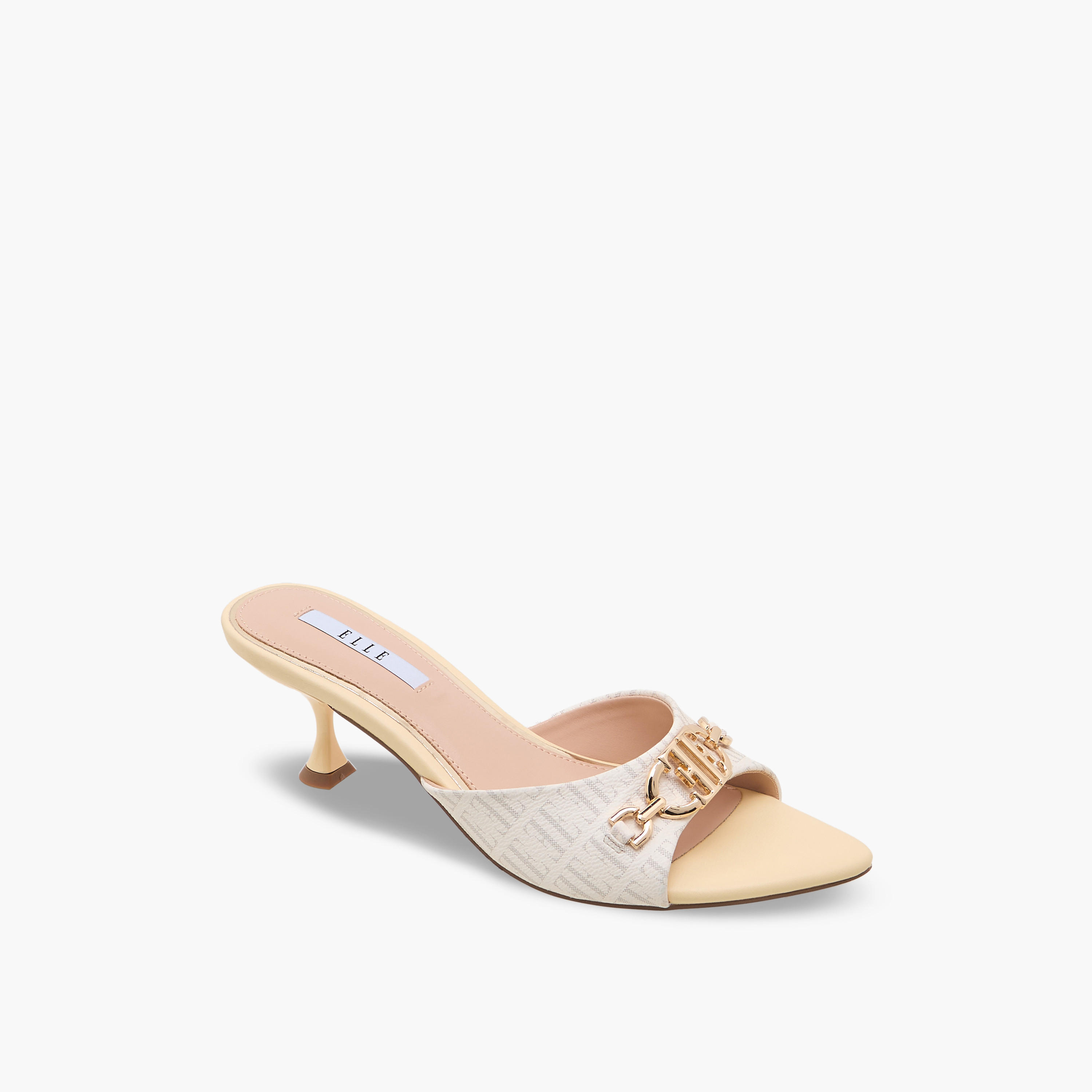 Elle Women Metal Accent Flared Heel Sandals-women-shoes-sandals-heeled-image-2