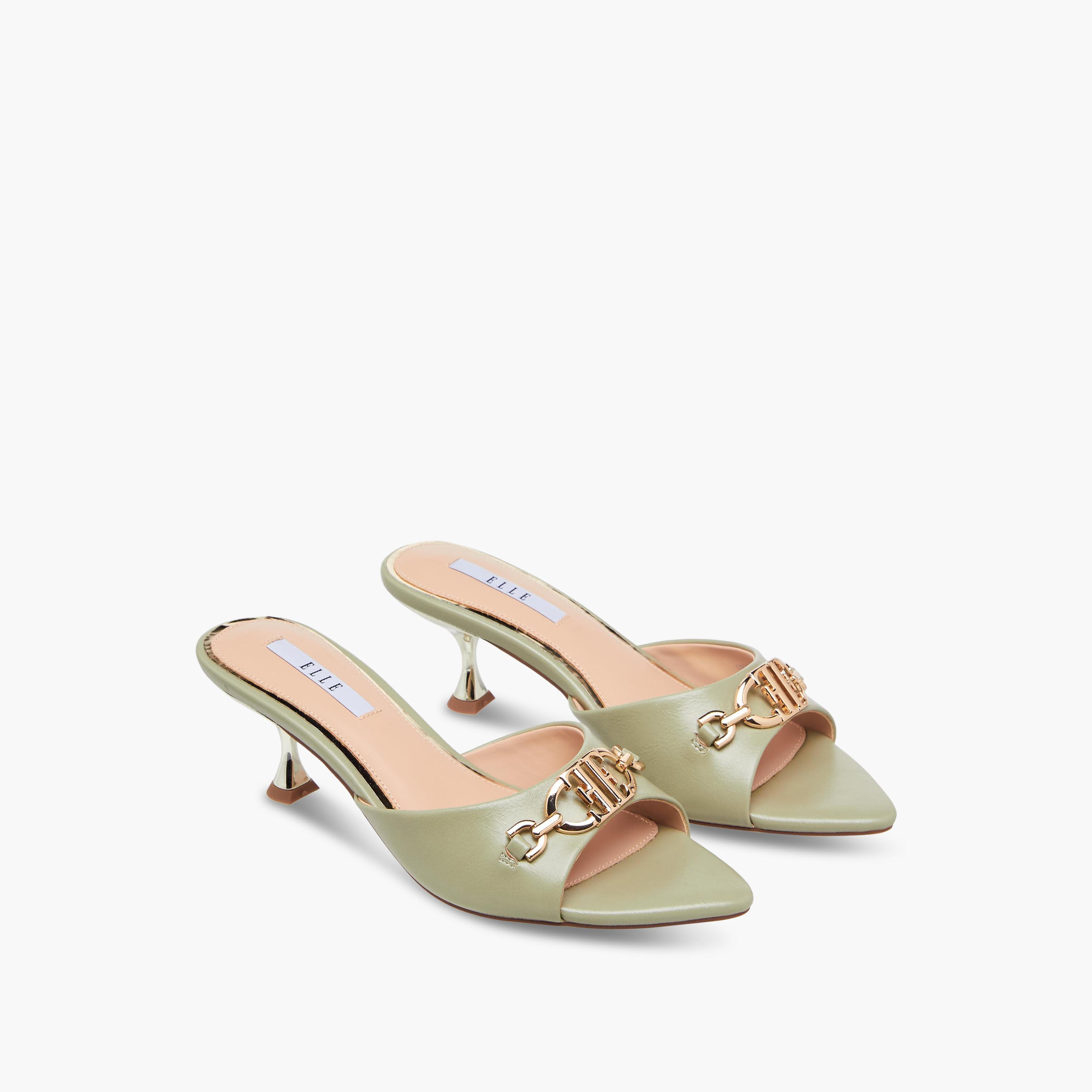 Elle Women Flared Heel Sandals-women-shoes-sandals-heeled-image-1