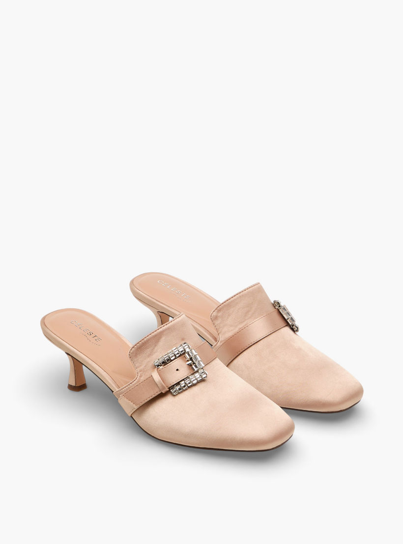 Celeste Women Buckle Detail Stiletto Heel Mules-women-shoes-heels-image-1