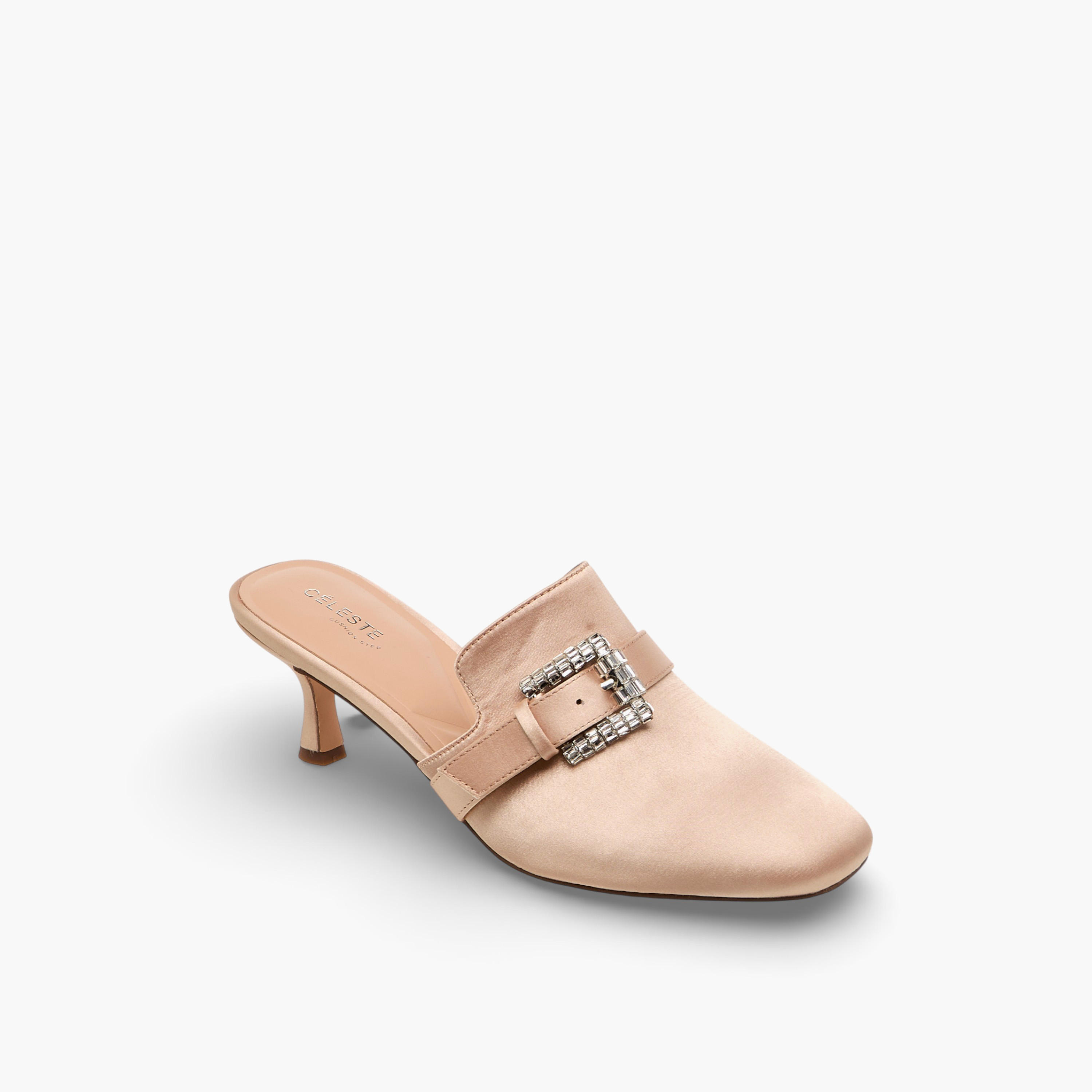 Celeste Women Buckle Detail Stiletto Heel Mules-women-shoes-heels-image-2