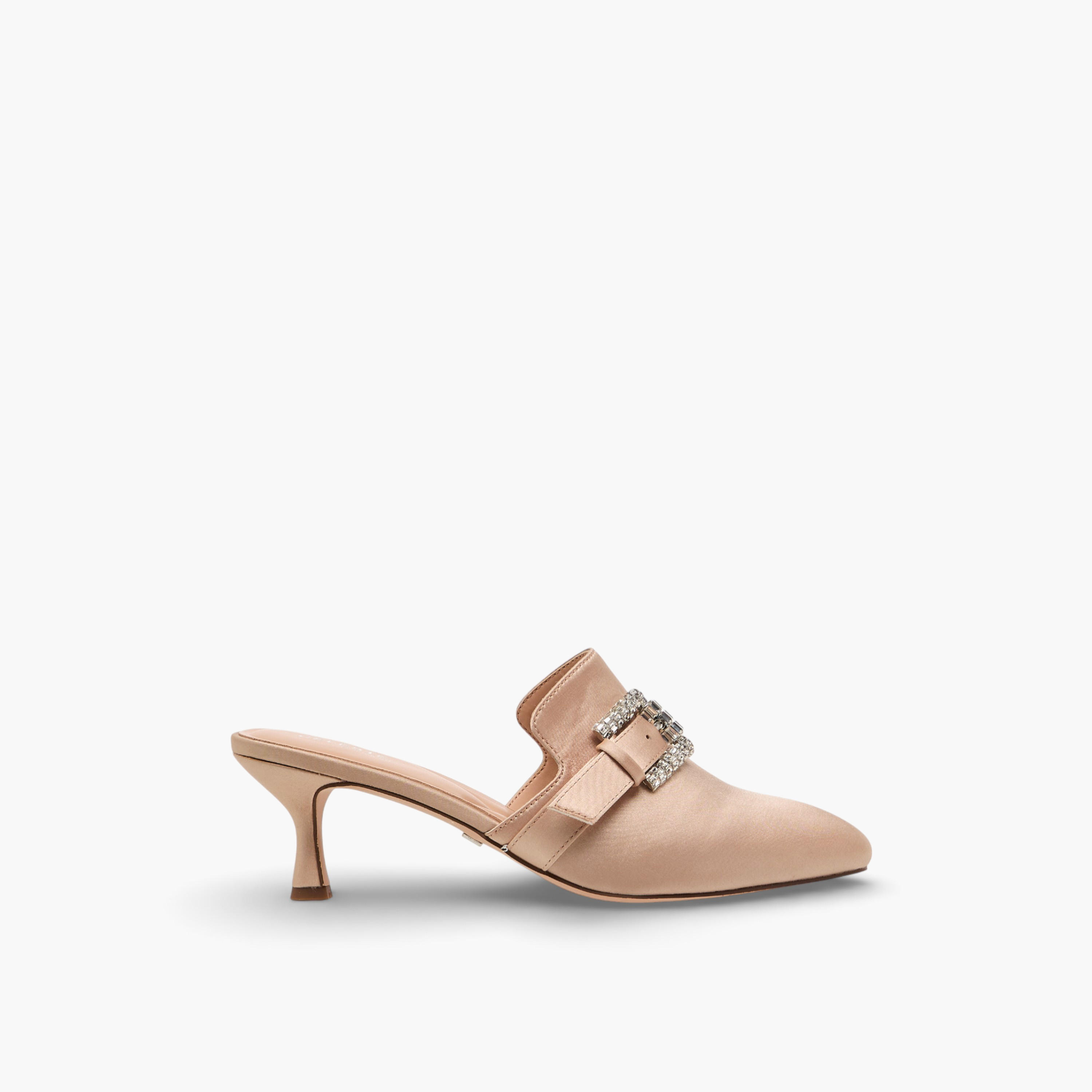 Celeste Women Buckle Detail Stiletto Heel Mules-women-shoes-heels-image-3
