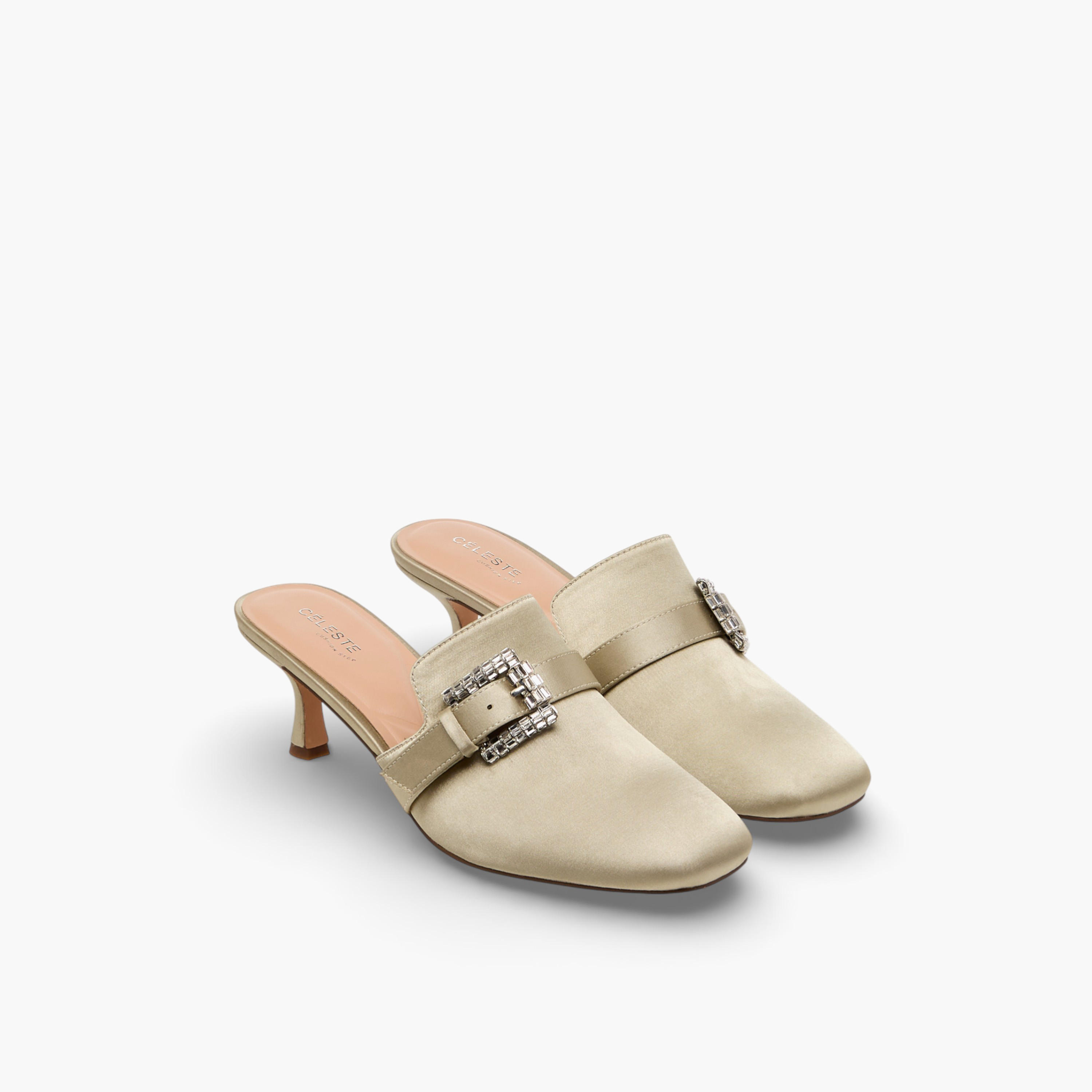 Celeste Women Buckle Detail Stiletto Heel Mules-women-shoes-heels-image-1