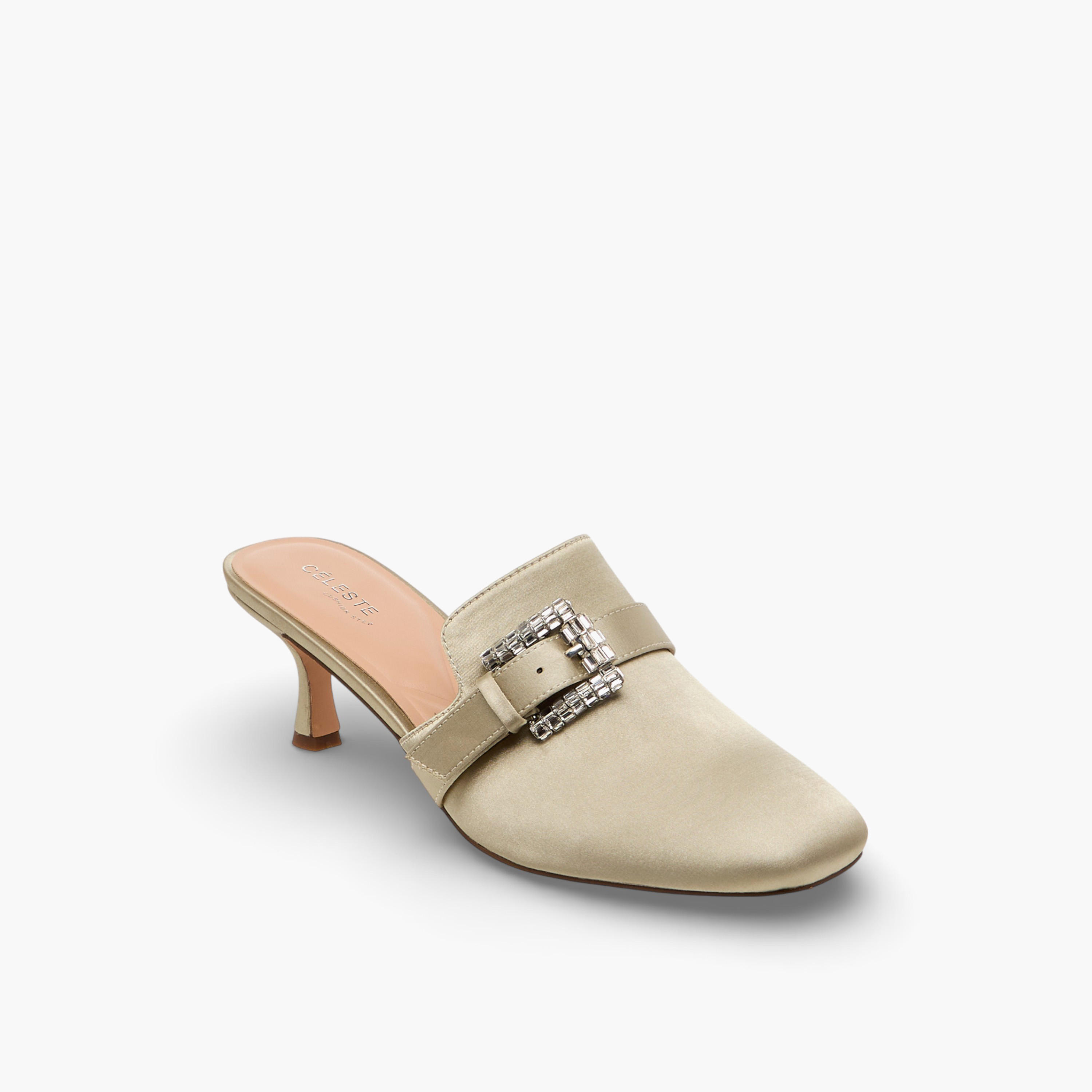 Celeste Women Buckle Detail Stiletto Heel Mules-women-shoes-heels-image-2